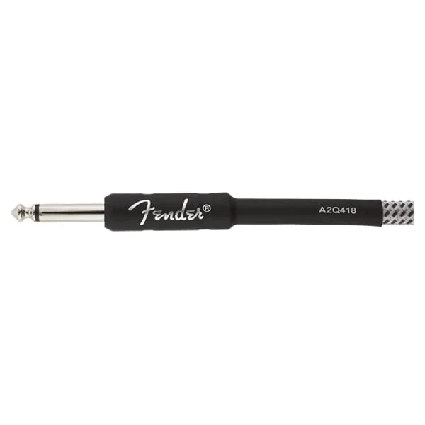Fender Professional Series Tweed Instrument Cable, Guitar Cable, Stocking Stuffers, Guitar Accessories, Straight/Straight, White, 10ft - Image 2