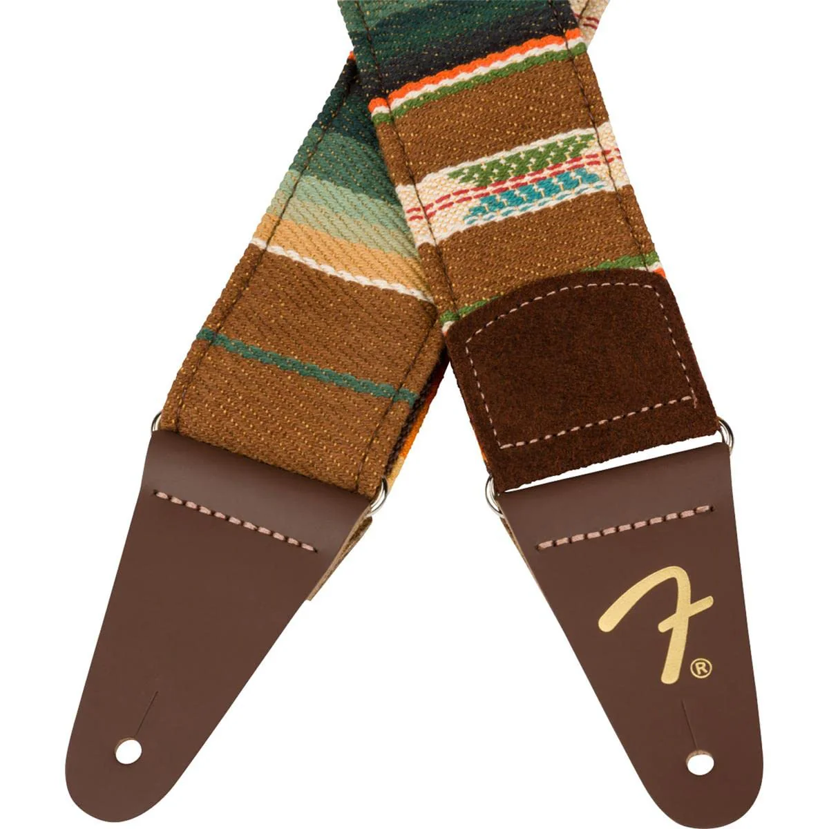 Fender Sonoran Guitar Strap, 2in, Sedona Saguaro Gold - Image 3