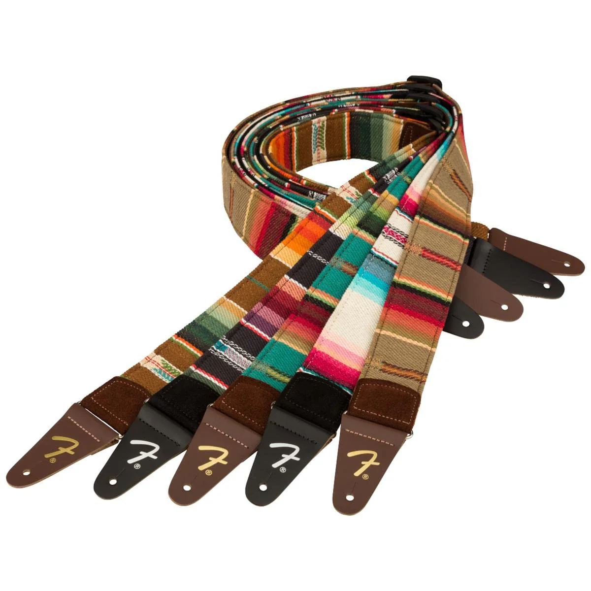Fender Sonoran Guitar Strap, 2in, Sedona Saguaro Gold - Image 4