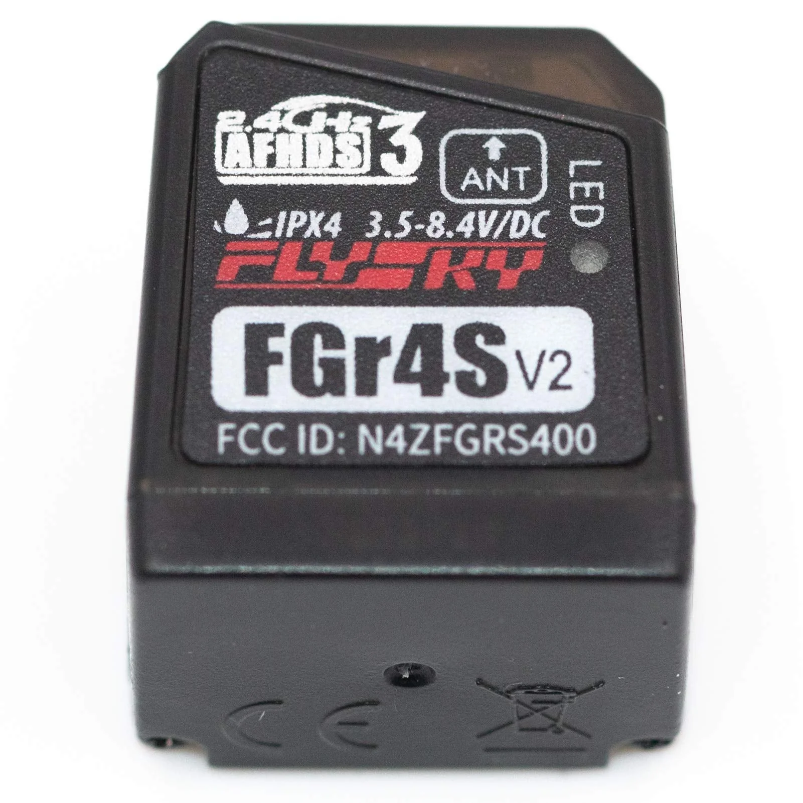FGR4S V2 Receiver 2pcs AFHDS 3 Built-in Single-Antenna Bidirectional PWM/PPM/IBUS Output Receiver for NB4 PL18 Remote Control Transmitter - Image 7