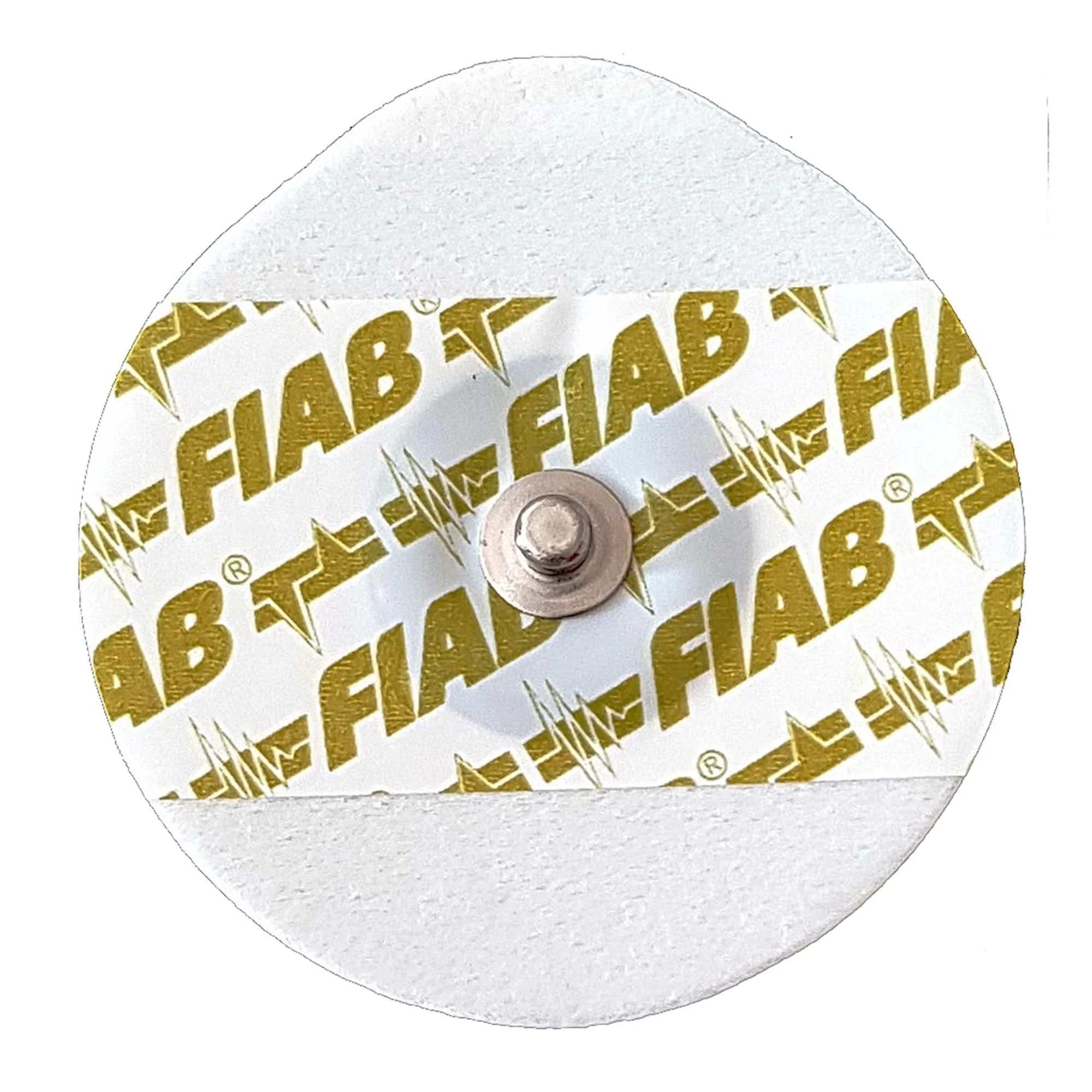 Fiab - 1 Pack of 50 Universal Single Use Oval Foam ECG Electrodes 48x50mm Adult erwachsen