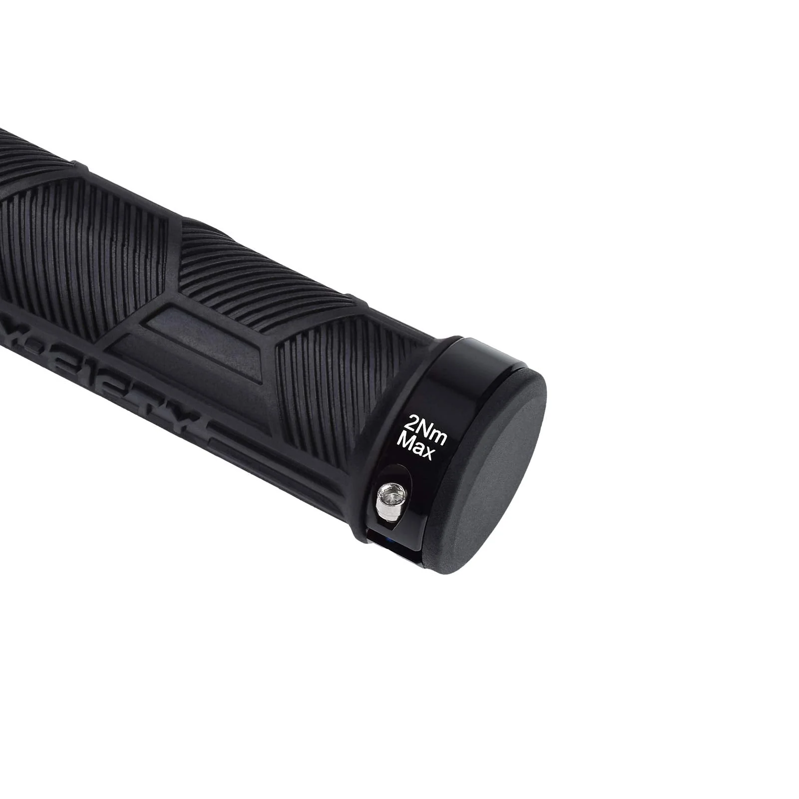FIFTY-FIFTY Double Lock-On Mountain Bike Grips, Bicycle Handlebar Locking Grips, Non-Slip MTB Handle Black - Image 2
