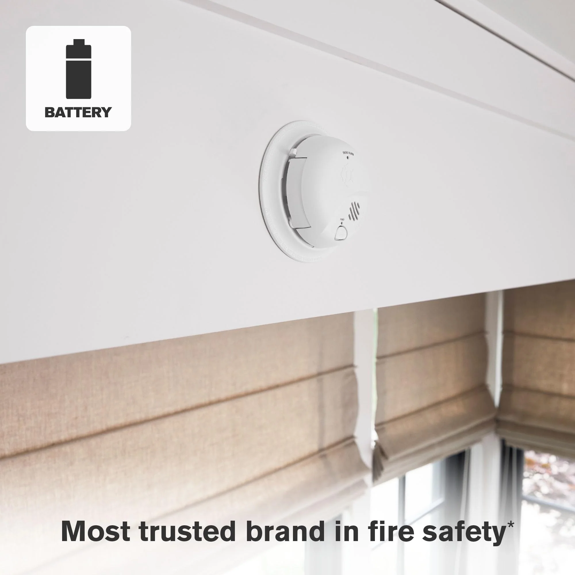 First Alert SMI100, Battery-Operated Smoke Alarm, 2-Pack Precision Detection - Image 4