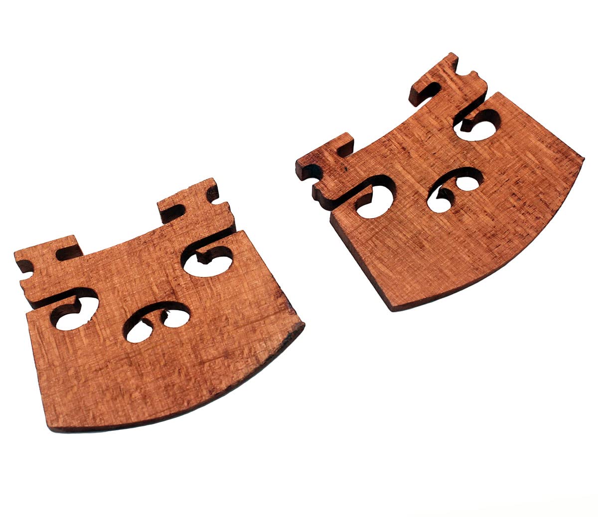 Fitted 4/4 Full Size Violin Maple Bridge with Reference Template Tool Violin Parts Accessories 3Pcs - Image 2