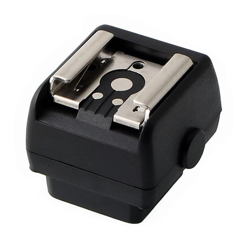 Flash Hot Shoe Adapter Speedlight Shoe Mount Converter for Sony A900 A850 A750 A700 A550 A500 A380 A350 A330 A300 Minolta a5D, a7D, a5, a7 Interface to Universal Standard Hot Shoe with PC Sync Port