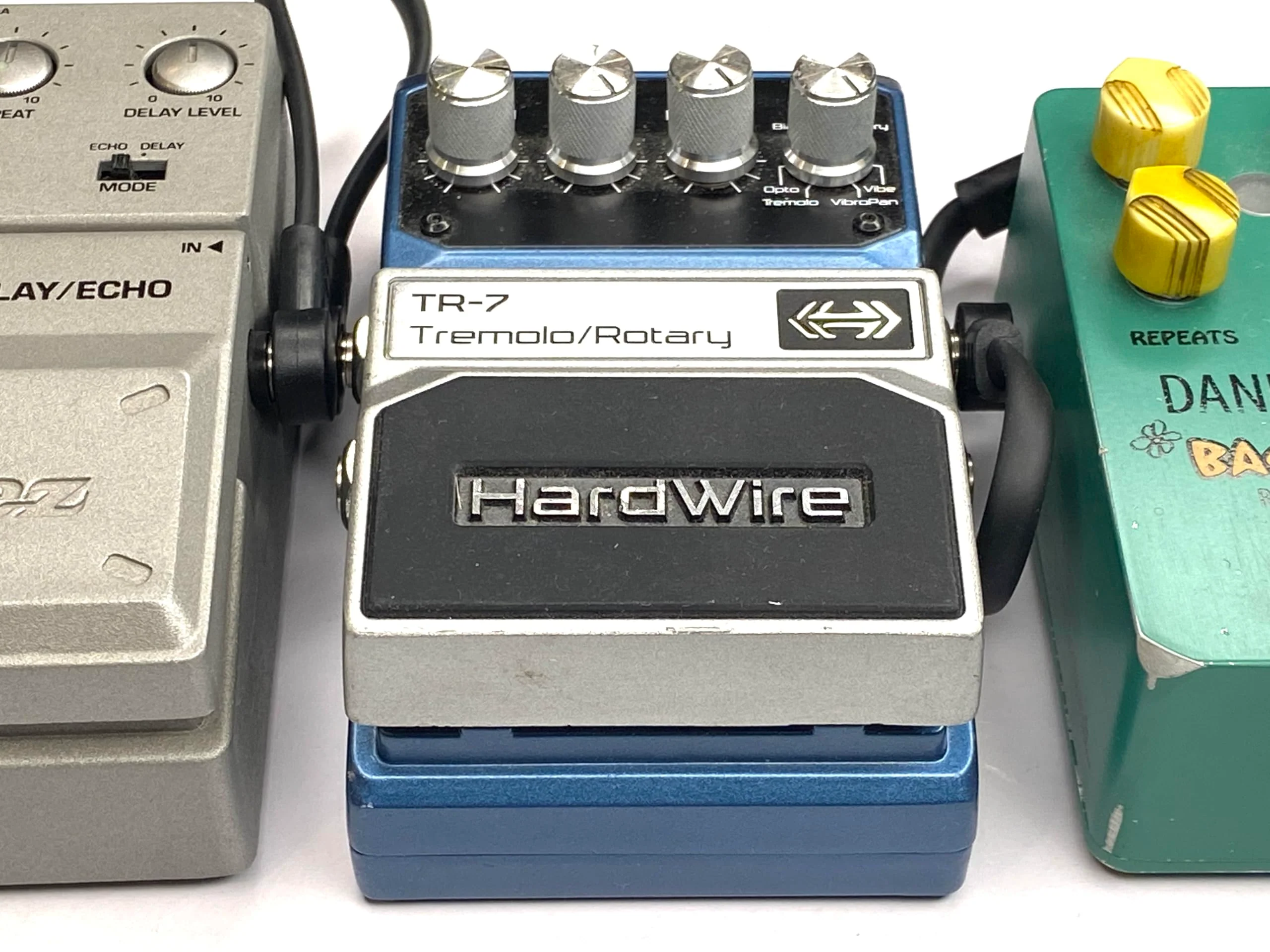 Flat Low Profile C Shape 1/4"" Right Angle Guitar Effects Pedal Patch Cables (3), Black 3 - Image 8