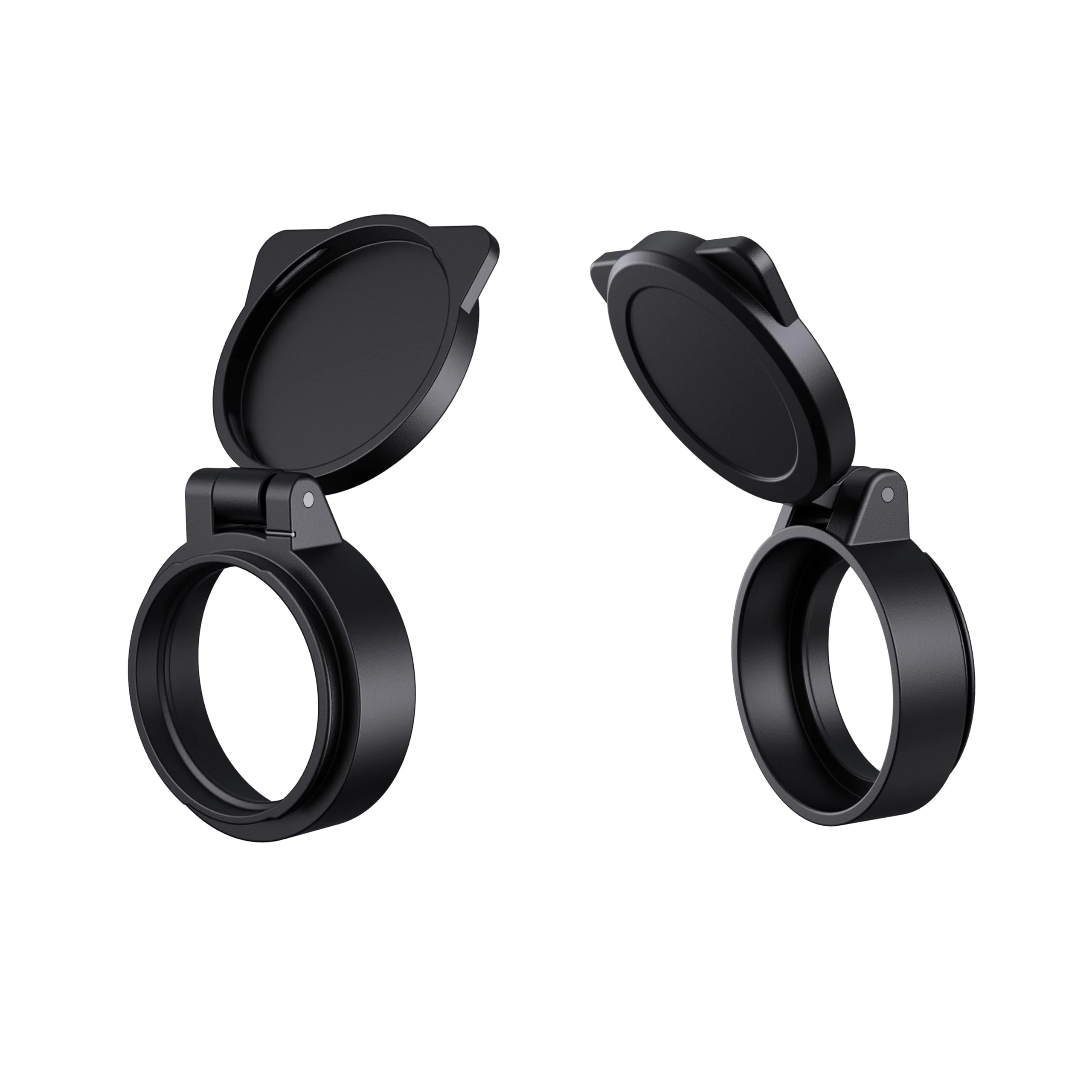 Flip-up Red Dot Lens Cover Black Protection Caps for Sig Sauer Romeo5 (Not fit Romeo5 Gen II) & Optics Sight with 28mm Diameter Ocular/Objective Lips - Image 3