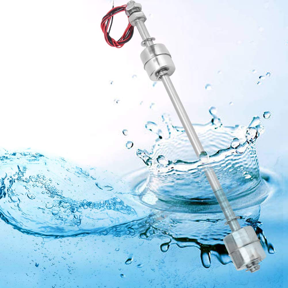 Float Switch Stainless Steel 250 mm, Wired Water Level Sensor, Double Ball Float Switch Made of Stainless Steel for Tank Basins - Image 3