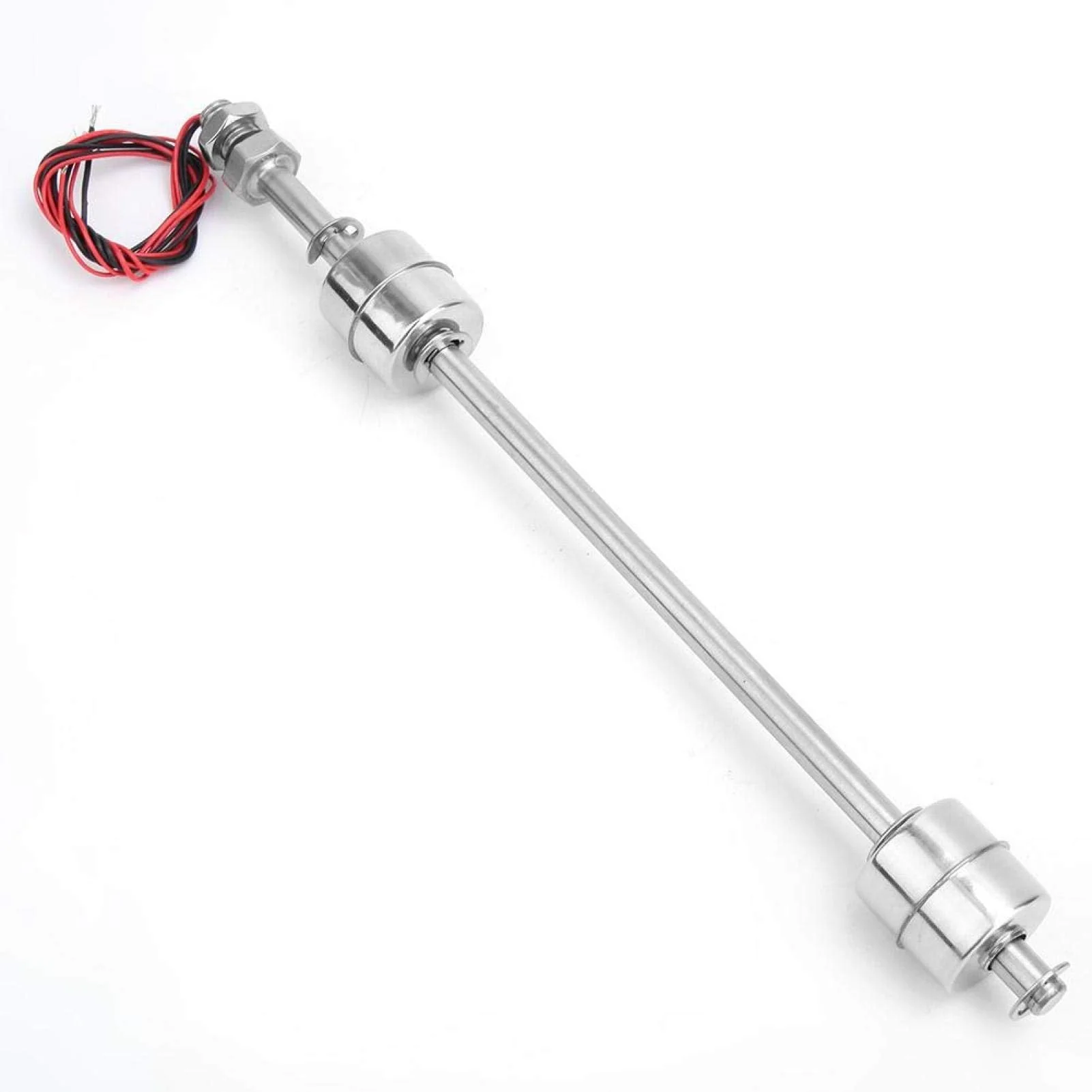 Float Switch Stainless Steel 250 mm, Wired Water Level Sensor, Double Ball Float Switch Made of Stainless Steel for Tank Basins - Image 4