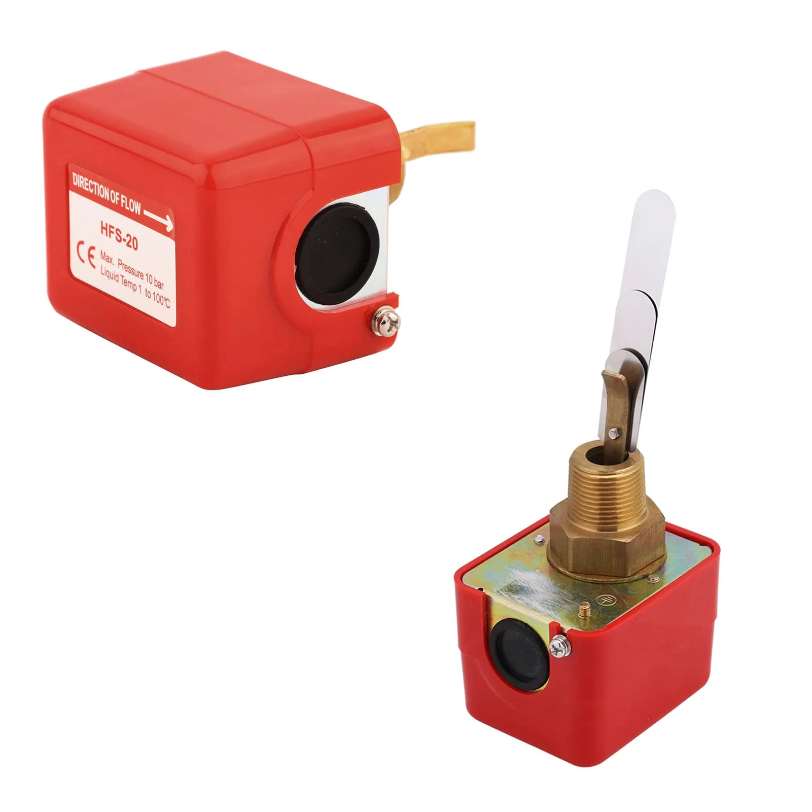 Flow Sensor 1 Inch SPDT Thread Paddle Flow Switch Automatic Control SPDT R3 4 Liquid Water Oil Sensor Control Automatic Paddle Flow Switch - Image 6