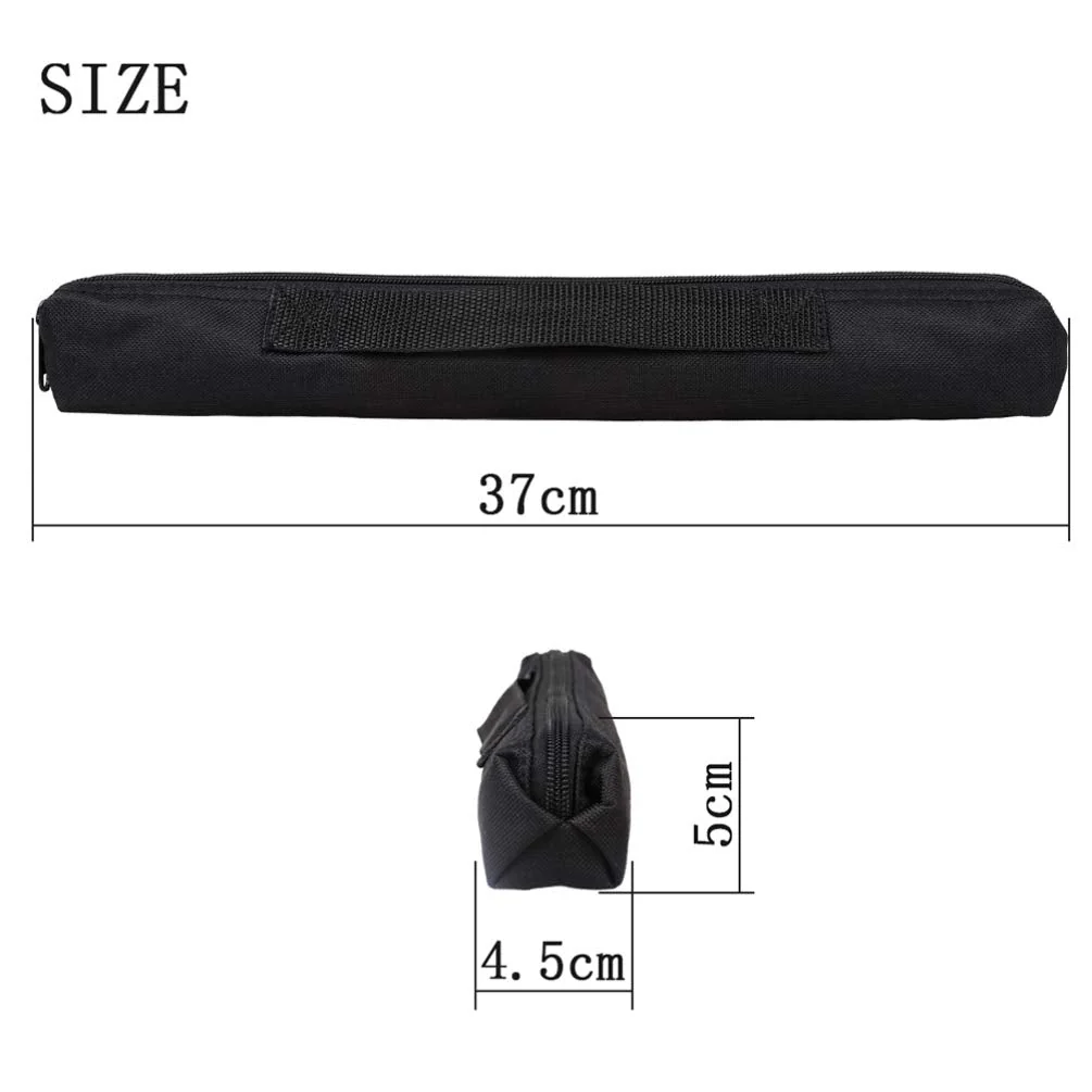 Flute Case Carrying Bag Waterproof Portable Mini Saxophone Bag Lightweight Handbag for Music Instrument Black - Image 2