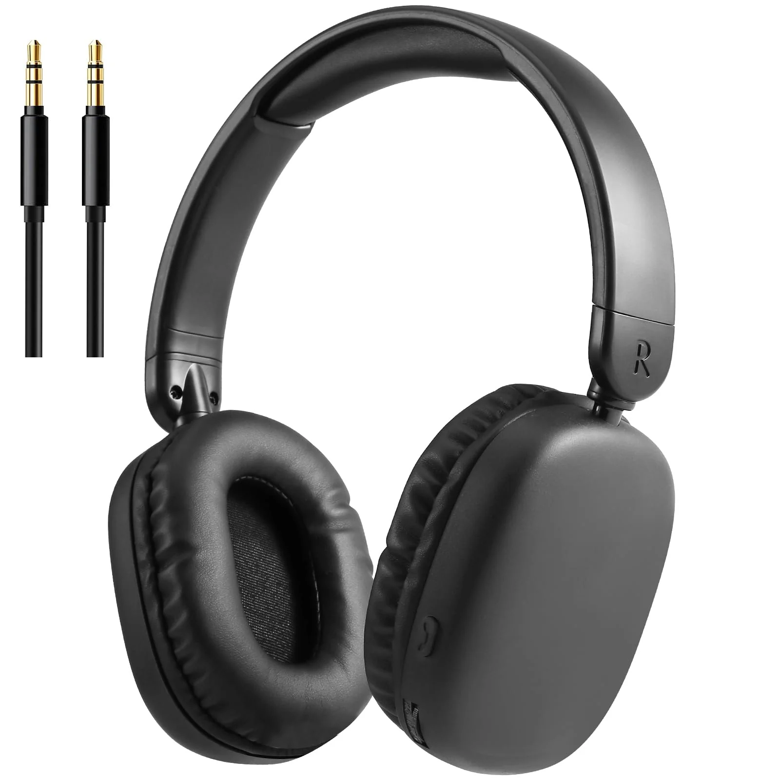 FM Radio MP3 Player Headphones Micro SD Card,Wireless and Wired Lightweight Headphone with Deep Bass and Built in Microphone Over The Ear Unequaled Comfort,for Travel,Home,Birthday Gift