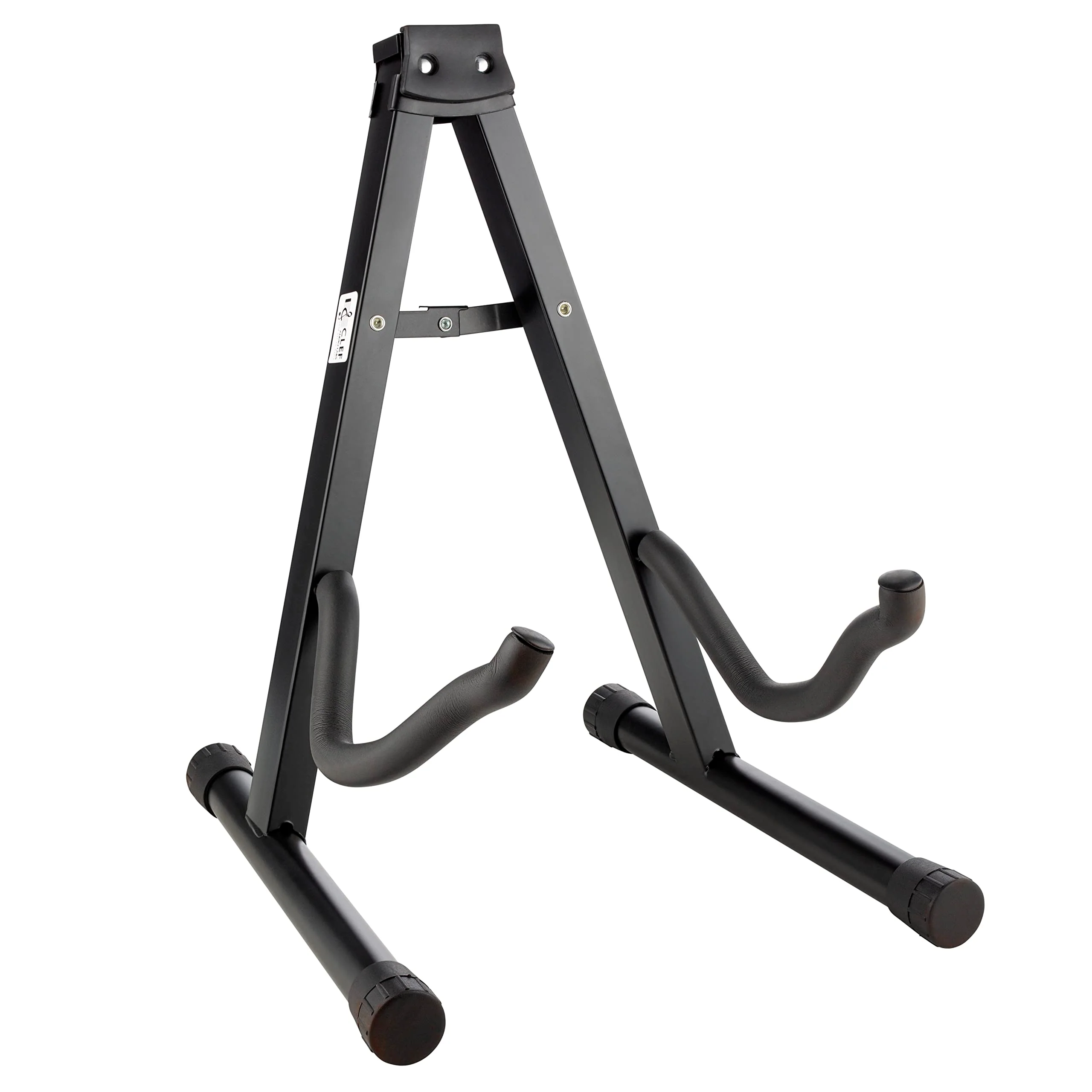 Foldable Guitar Stand - Professional Quality, A-Frame, Universal Fit, Portable Stand for Acoustic, Electric Guitar, Bass, and More - Lightweight and Sturdy Design, Non-Slip Rubber Feet