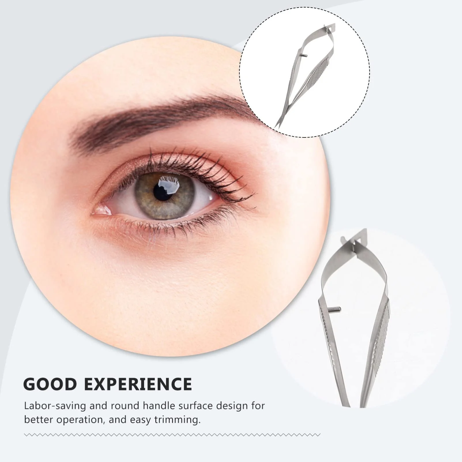 FOMIYES Microsurgical Scissors Unique Design Needle Holder Straight and Curved Flat Handles Suture Binding Pliers Micro Ophthalmic Surgical Instrument - Image 3