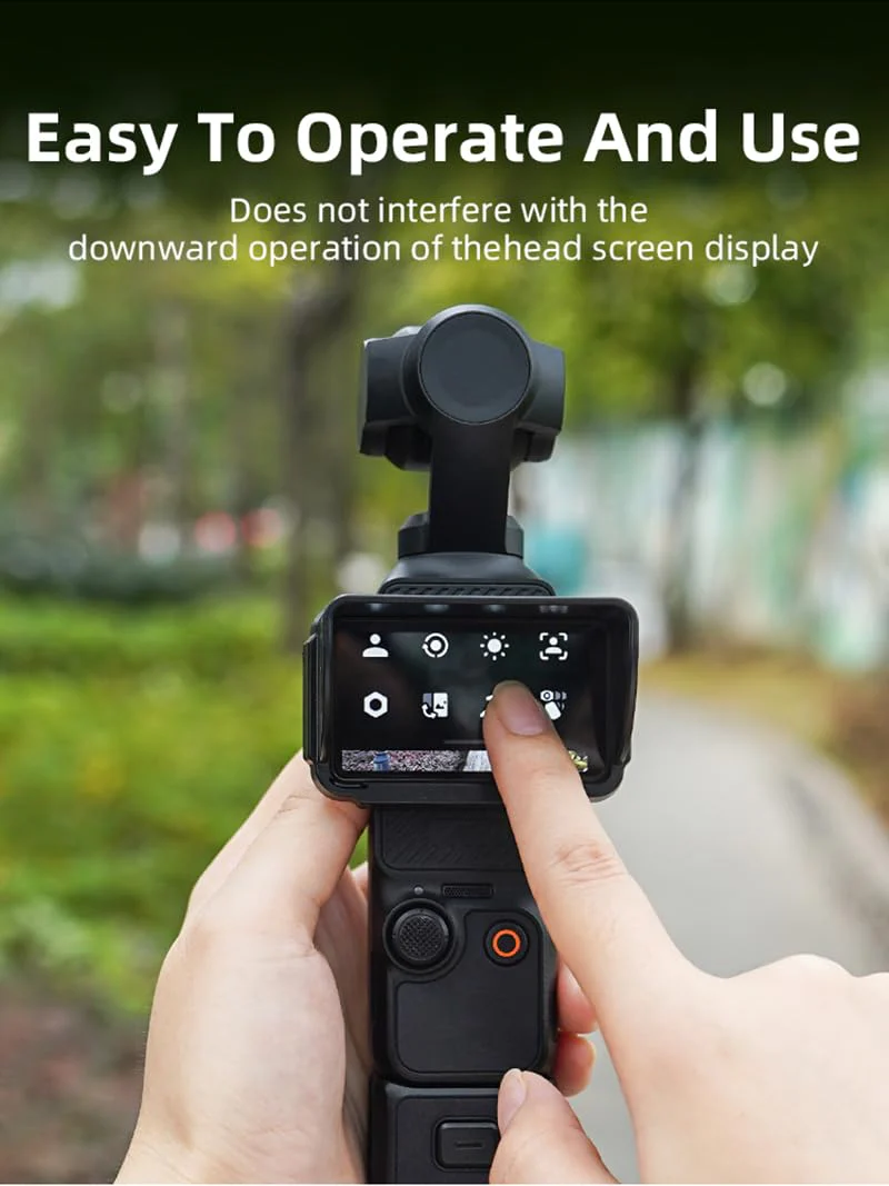 for DJI Osmo Pocket 3 Screen Sunshade Cover Hard PC Sun Hoods Protector Accessories - Image 5
