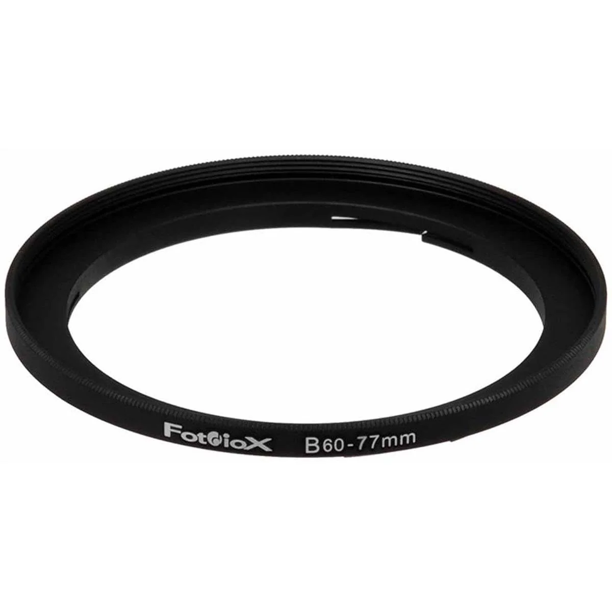 Fotodiox Bayonet B60-77mm Step Up Filter Adapter Ring for Hasselblad, Anodized Black Metal Filter Adapter Ring 77mm