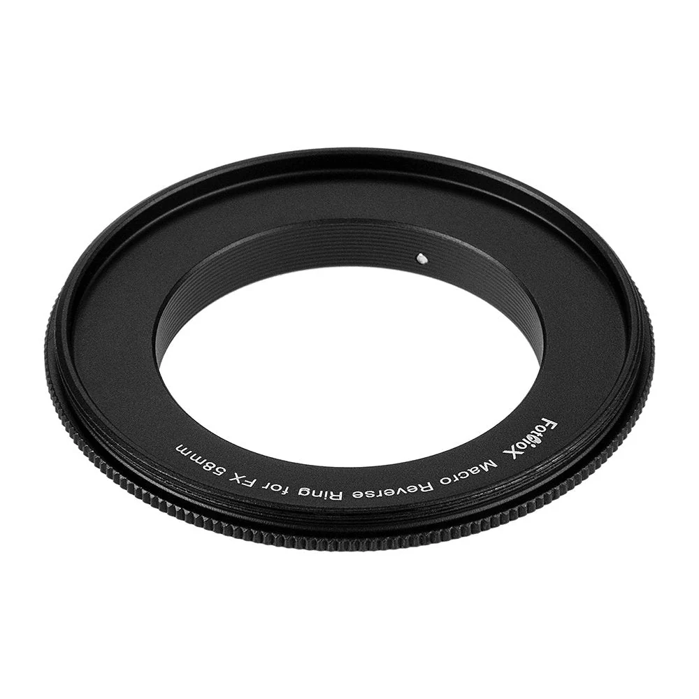 Fotodiox Macro Reverse Adapter Compatible with 58mm Filter Thread to Fujifilm X-Mount Cameras Reverse Mount Ring 58mm