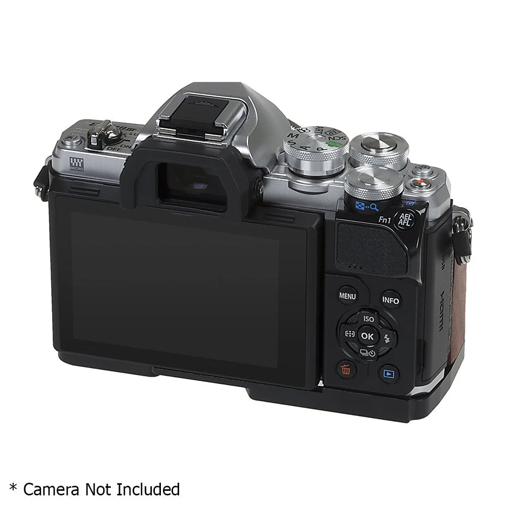 Fotodiox Pro, Deluxe All Metal Black Camera Hand Grip for Olympus OM-D E-M10 Mark III Mirrorless Micro Four-Thirds Digital Camera with Battery Access - Image 8