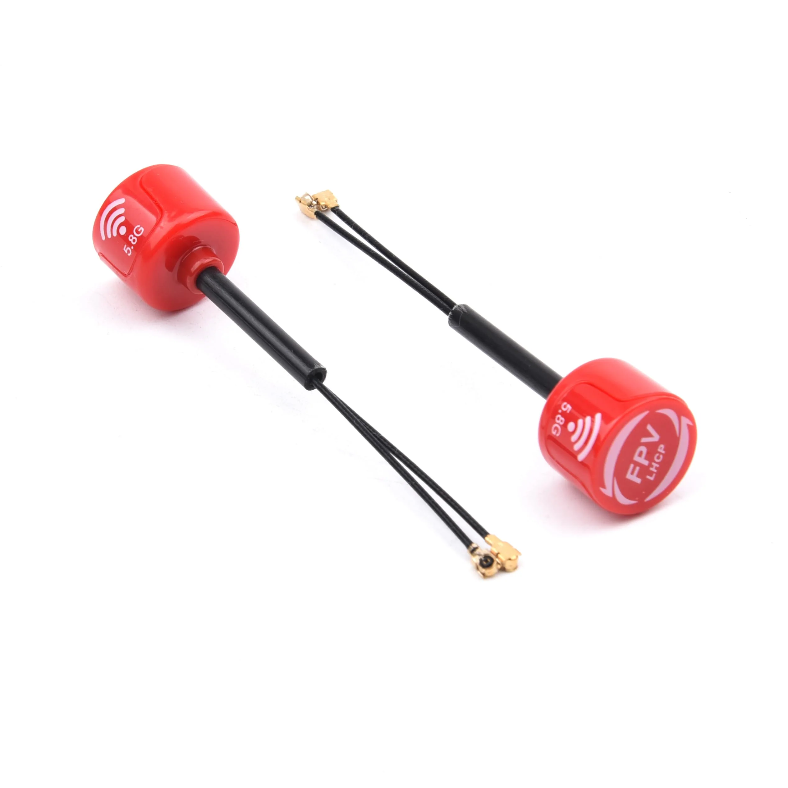 FPV 5.8G LHCP Antenna High Gain 3Dbi FPV Mini Antenna for DJI O3 Air Unit FPV Racing Drone with IPEX1 Connector (Red) Red