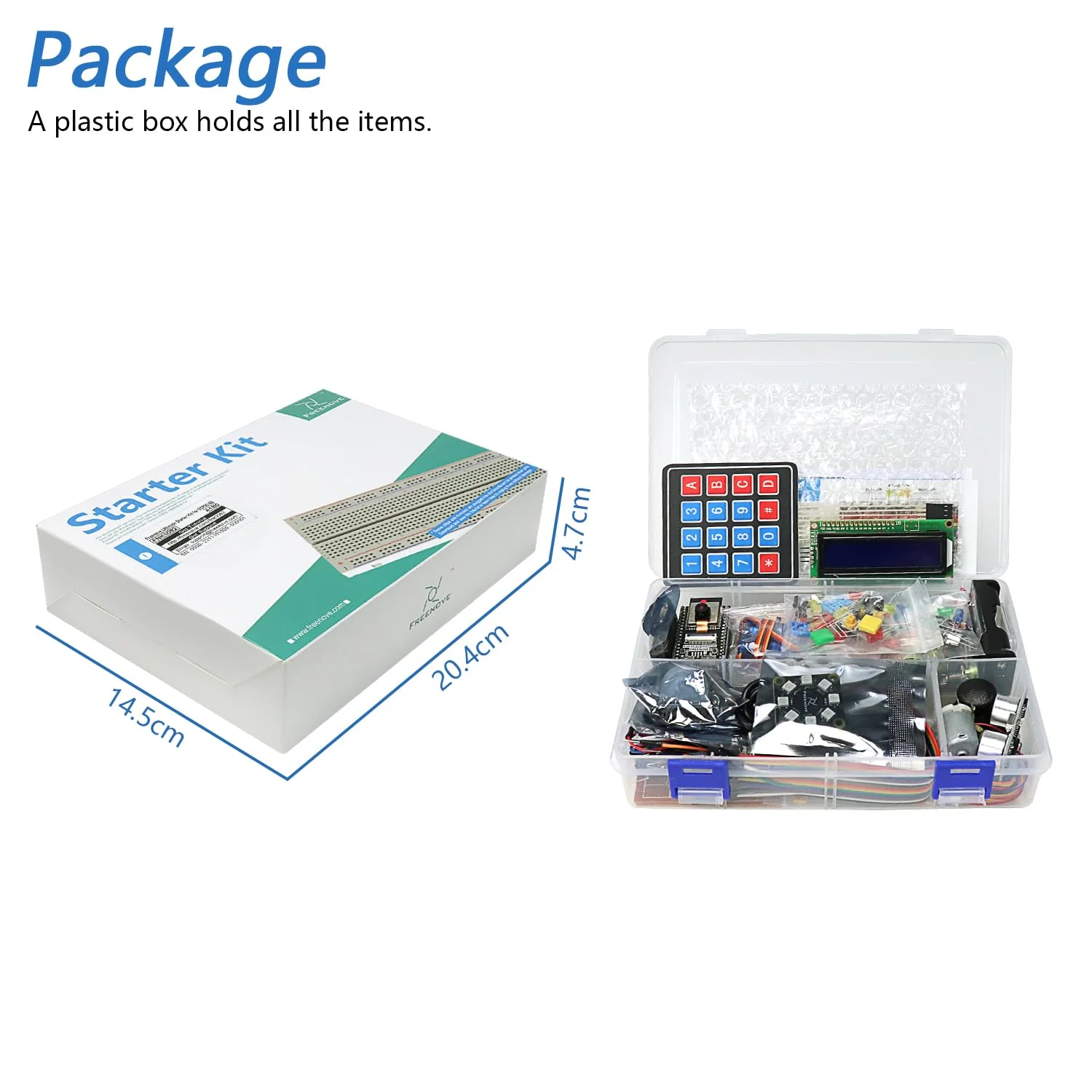 Freenove Ultimate Starter Kit for ESP32-S3 ESP32 S3 CAM (Included), Dual-core 32-bit 240 MHz Microcontroller, Onboard Camera Wireless, Python C Java, 783-Page Detailed Tutorial, 243 Items 116 Projects - Image 7