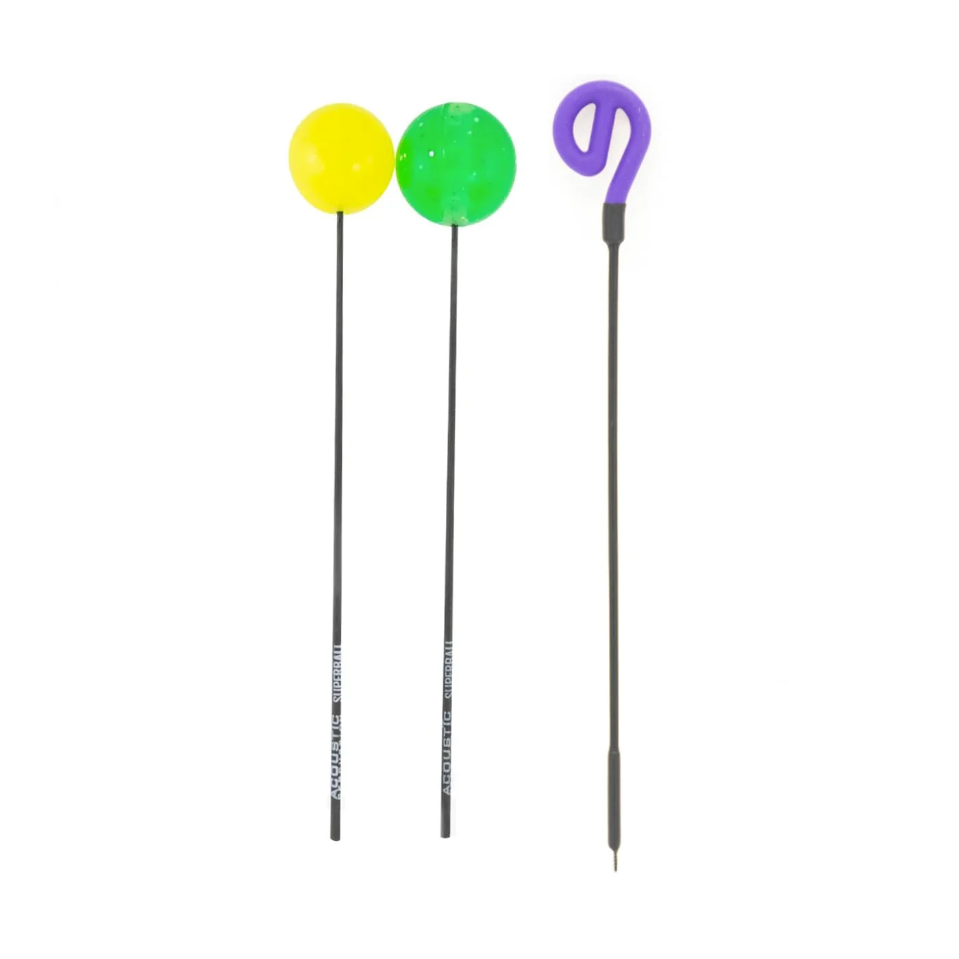 Friction Mallet Set with Acoustic Percussion & eGong Wand. Includes 3 Mallets/For Larger Bronze Gongs/Soft Low Notes & Loud Resonance/For Sound Healing, Meditation, & Yoga/Versatile Playing