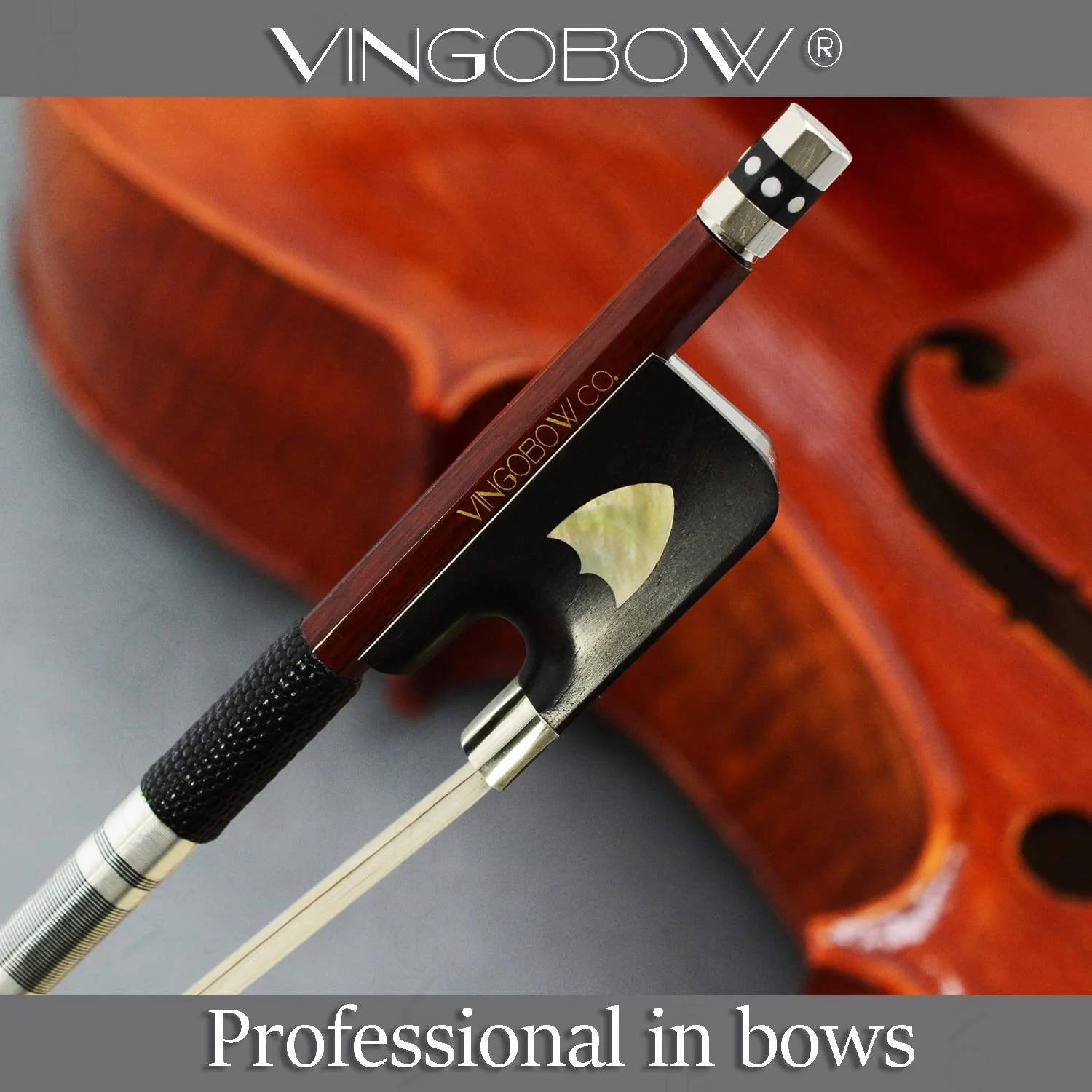 Full Size PERNAMBUCO Cello Bow For Professional Players Deep and Poweful SOUND Natural Horsehair, Art No.430C 4/4 - Image 7