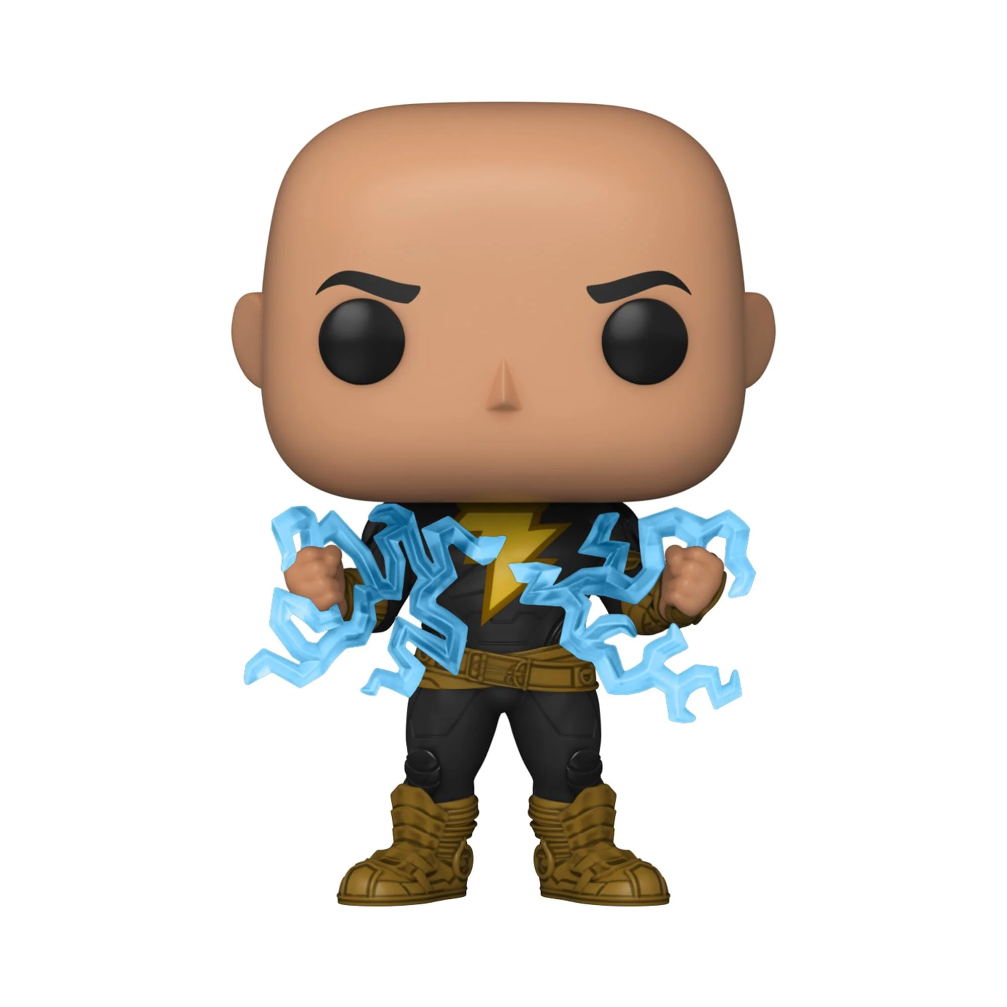 Funko Pop! Movies: Black Adam - Black Adam No Cape with Lighting Chest - Chance of Chase, Multicolor, Standard, 64189 - Image 2
