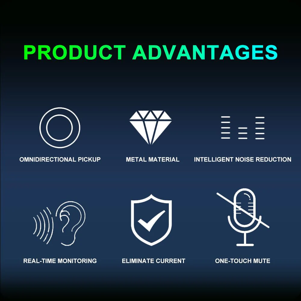 G-MARK MK6 RGB USB Condenser Microphone, Gaming Microphone for Podcasts, Streaming, Broadcasting, Condenser Mic with Cardioid, Omnidirectional, Compatible with PS4/5/PC - Image 8