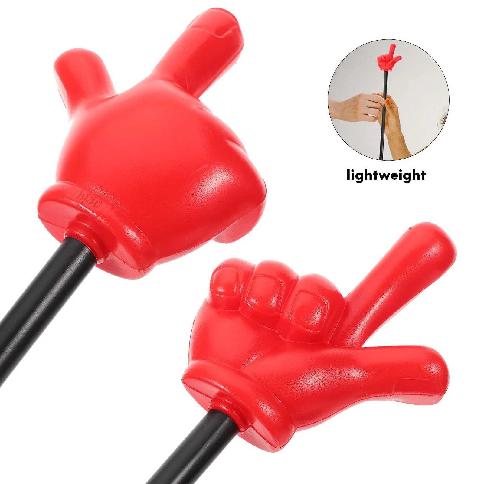 Gadpiparty Hand Pointers, Finger Sticks Mini Pointers Sticks for Kindergarten Classroom Handheld Teachers Pointers Performance Supplies (Random Style) - Image 3