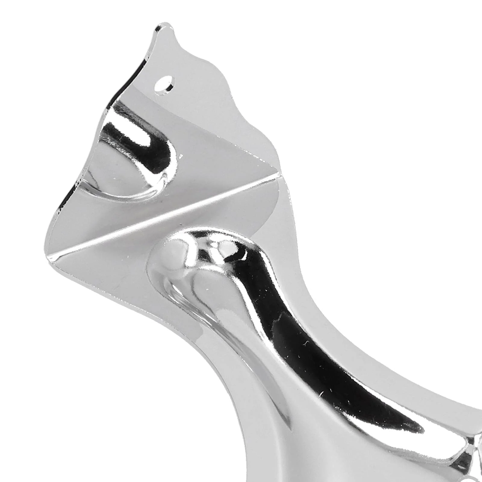 Gaeirt Gaeirtq7euhozg9c4017 Guitar Tailpiece Bridge, 6 String Guitar Tailpiece Hole Design For 6-String Resonator Guitars For Guitar Lover, Guitar Tailpiece Metal Silver 6 String Bridge Accessories - Image 4