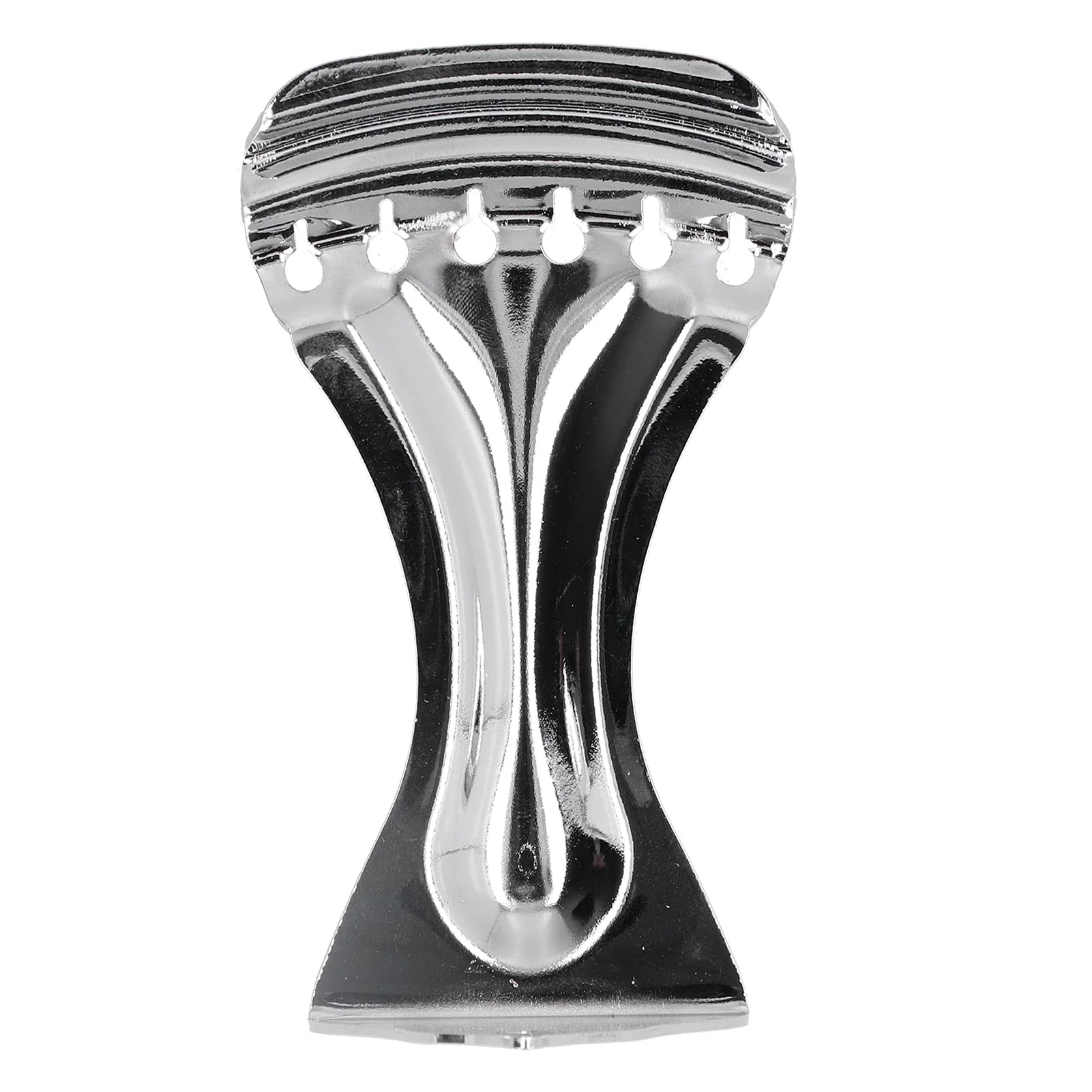 Gaeirt Gaeirtq7euhozg9c4017 Guitar Tailpiece Bridge, 6 String Guitar Tailpiece Hole Design For 6-String Resonator Guitars For Guitar Lover, Guitar Tailpiece Metal Silver 6 String Bridge Accessories - Image 7