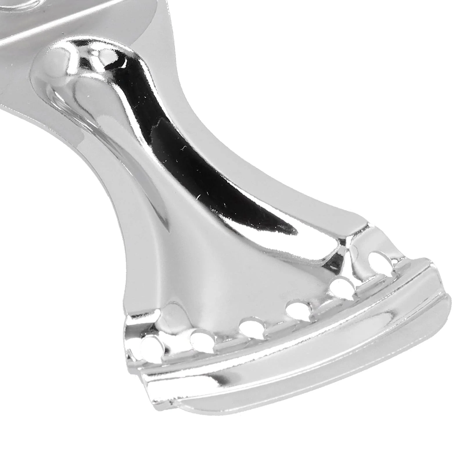 Gaeirt Gaeirtq7euhozg9c4017 Guitar Tailpiece Bridge, 6 String Guitar Tailpiece Hole Design For 6-String Resonator Guitars For Guitar Lover, Guitar Tailpiece Metal Silver 6 String Bridge Accessories - Image 8