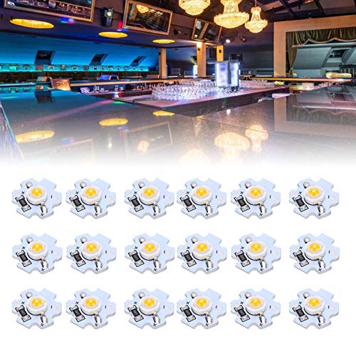 Garosa 25-Piece LED Lamp Beads 5V LED Chips 200LM 1W High Power SMD LED Lamp Chip Bulb for Replacement of Foodlight/Spotlight Bulbs in Home Studio (Pure White 6000-6500K) - Image 6