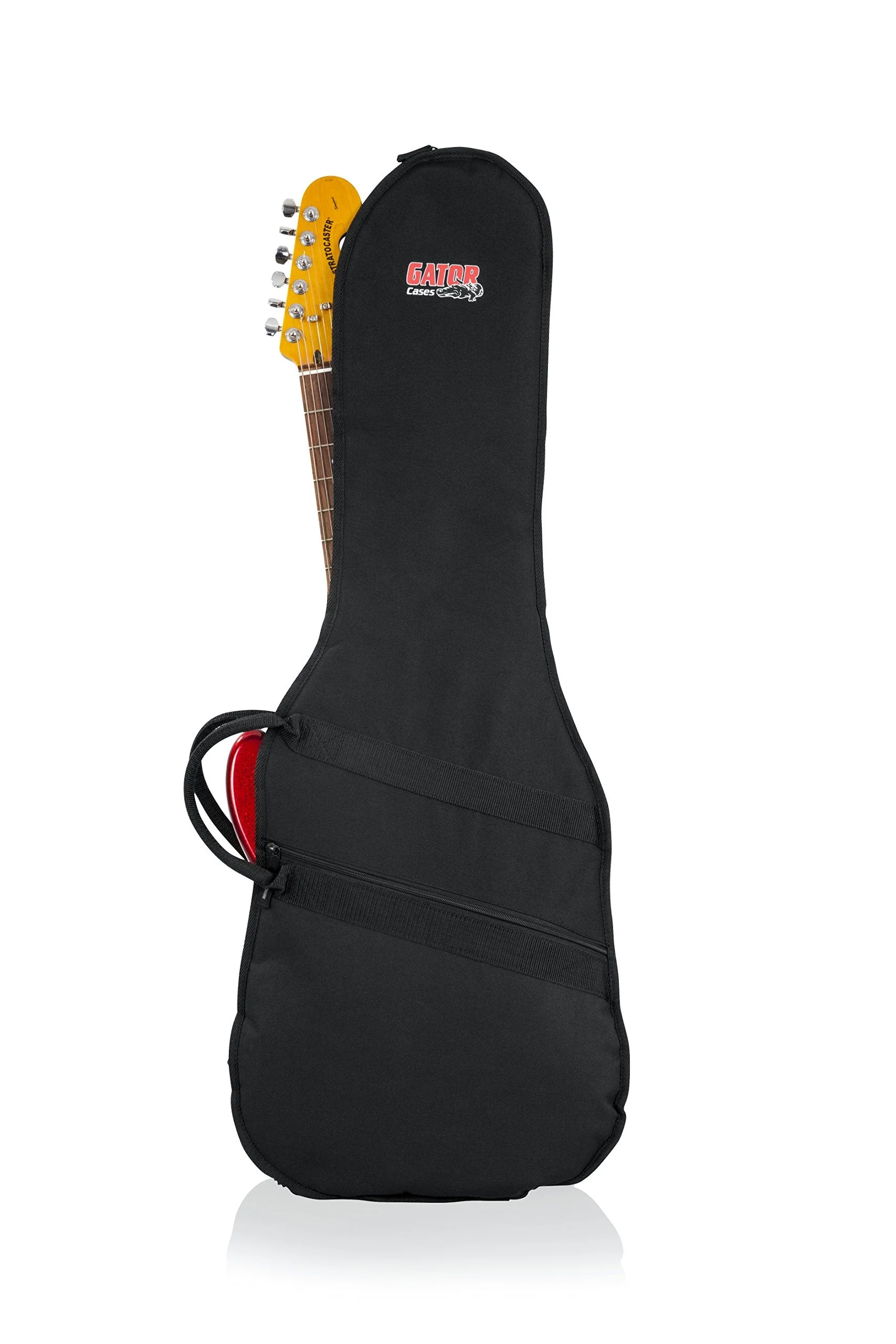 Gator Cases Foam Padded Electric Gig Bag Fits Stratocaster and Telecaster Style Guitars up to 40.3" Length (GBE-Elect) Standard Standard Electric Guitars - Image 2
