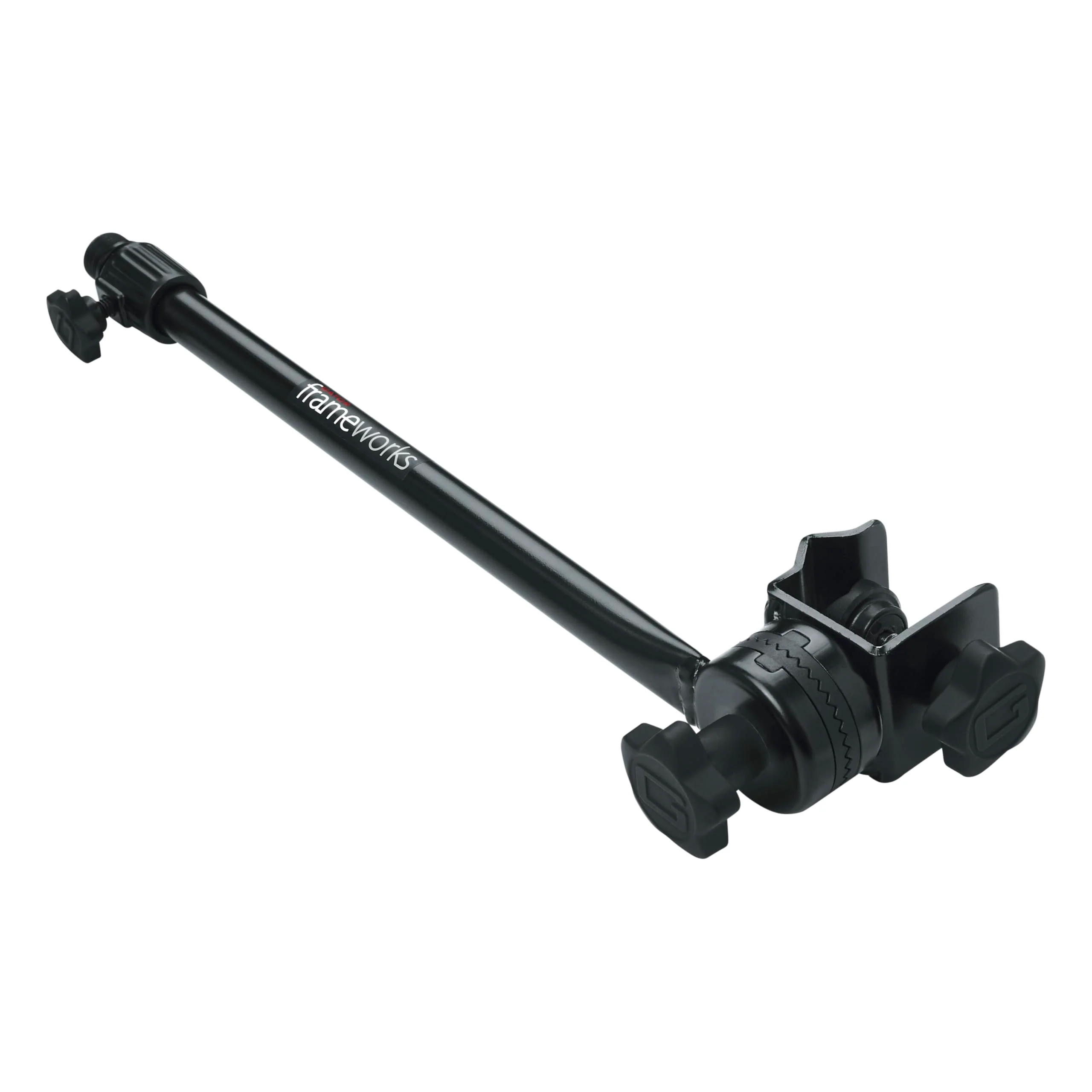 Gator Frameworks Adjustable Clamp-On Angled Mini Interlocking Design 16 Inch Boom Arm (GFW-MIC-CLMPBM16) 16" Boom - Clamp - Image 2