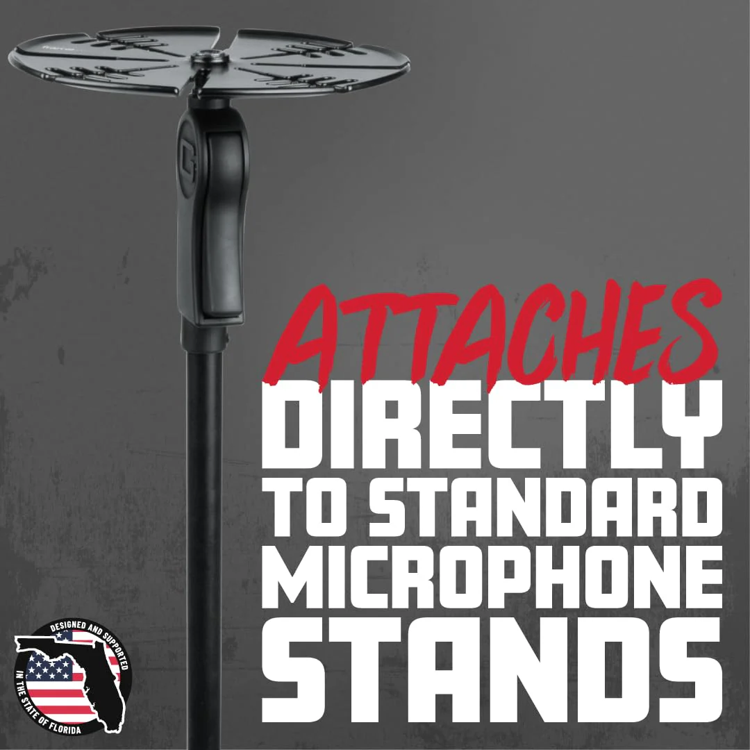 Gator Frameworks Microphone Stand Cable Hanger & Organizer, Prevents Cables from Over-Coiling or Kinking (GFW-CABLEHNGRTRAY) - Image 5