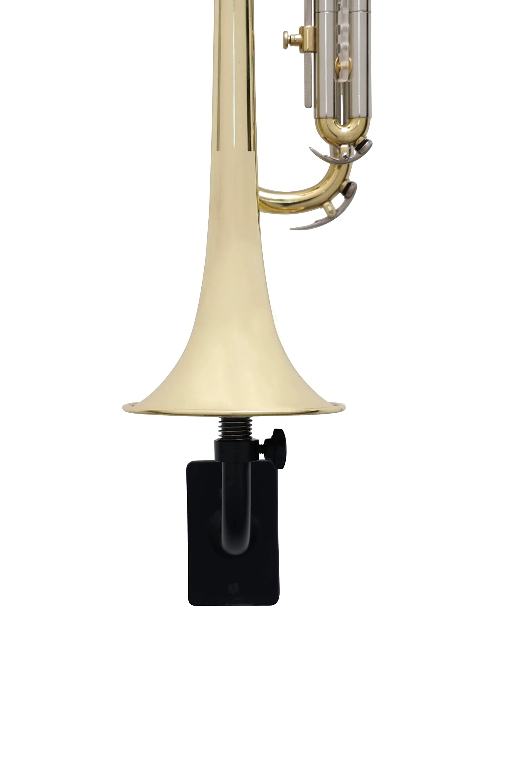 Gator Frameworks Recital Series Wall Hanger for Standard Sized Trumpets; (GFW-TRUMPETHNGR-BLK) Trumpet - Image 3