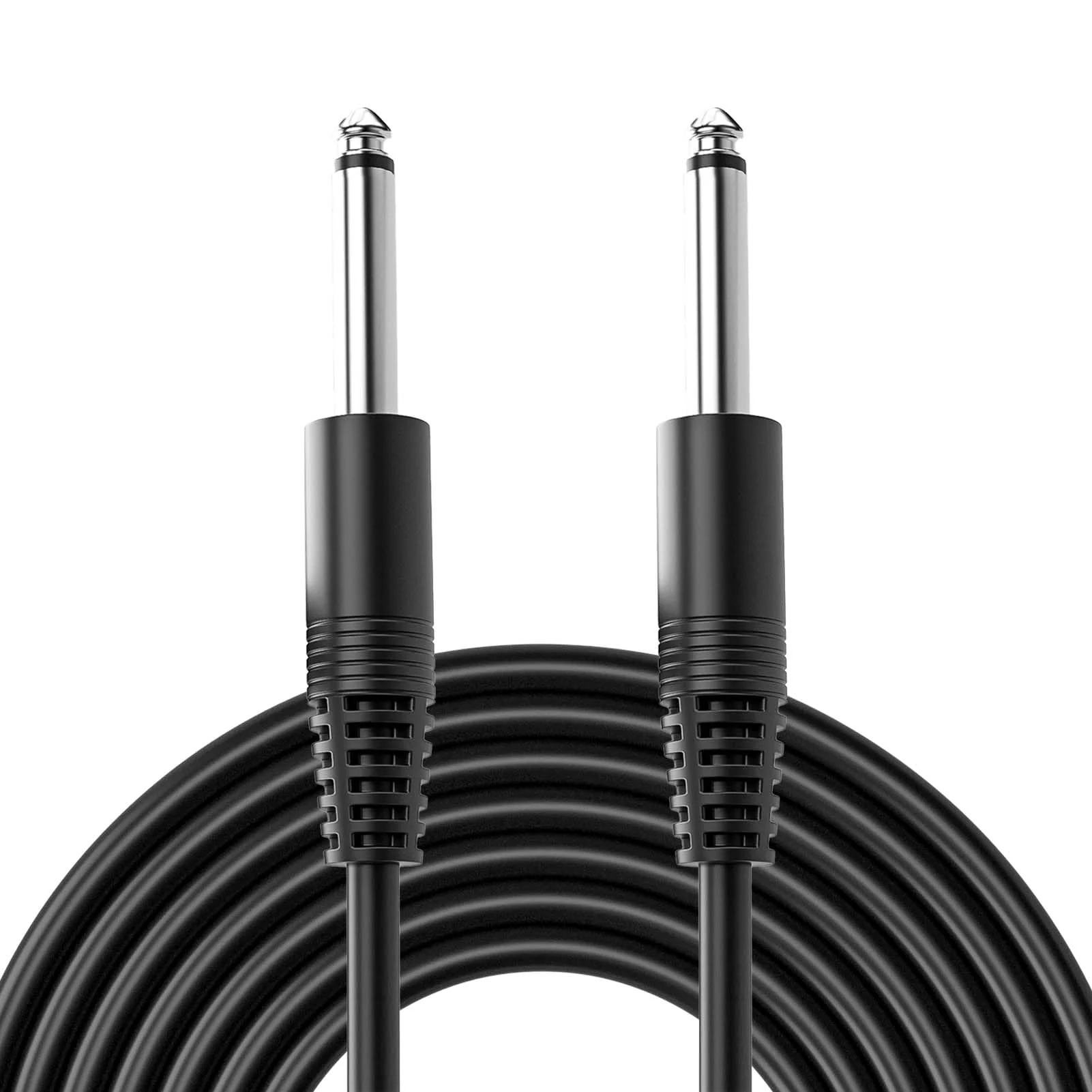GC-MS2S TS 1/4 Inch Instrument Cable Compatible with Electric Guitar, Bass, Drums, Pedals, Amplifiers, Preamps, Mixers, GC-MS2S (Straight-to-Straight, 50Feet(1Pack)) Straight-to-Straight 50Feet(1Pack)