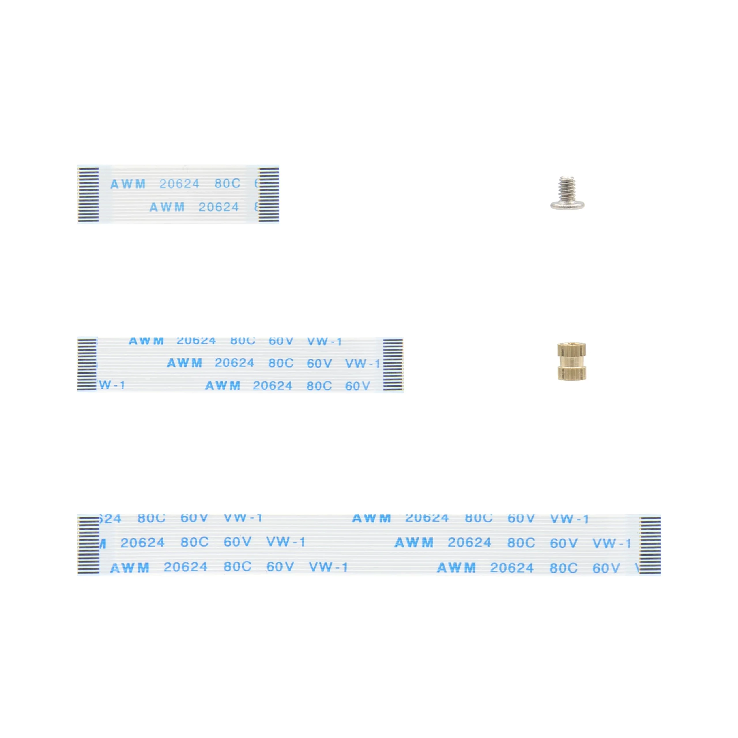 Geekworm 16Pin 0.5mm Pitch PCIe FFC Ribbon Cable Set 30mm/50mm/80mm for Raspberry Pi 5 & PCIe to NVMe SSD Adapter - Image 6