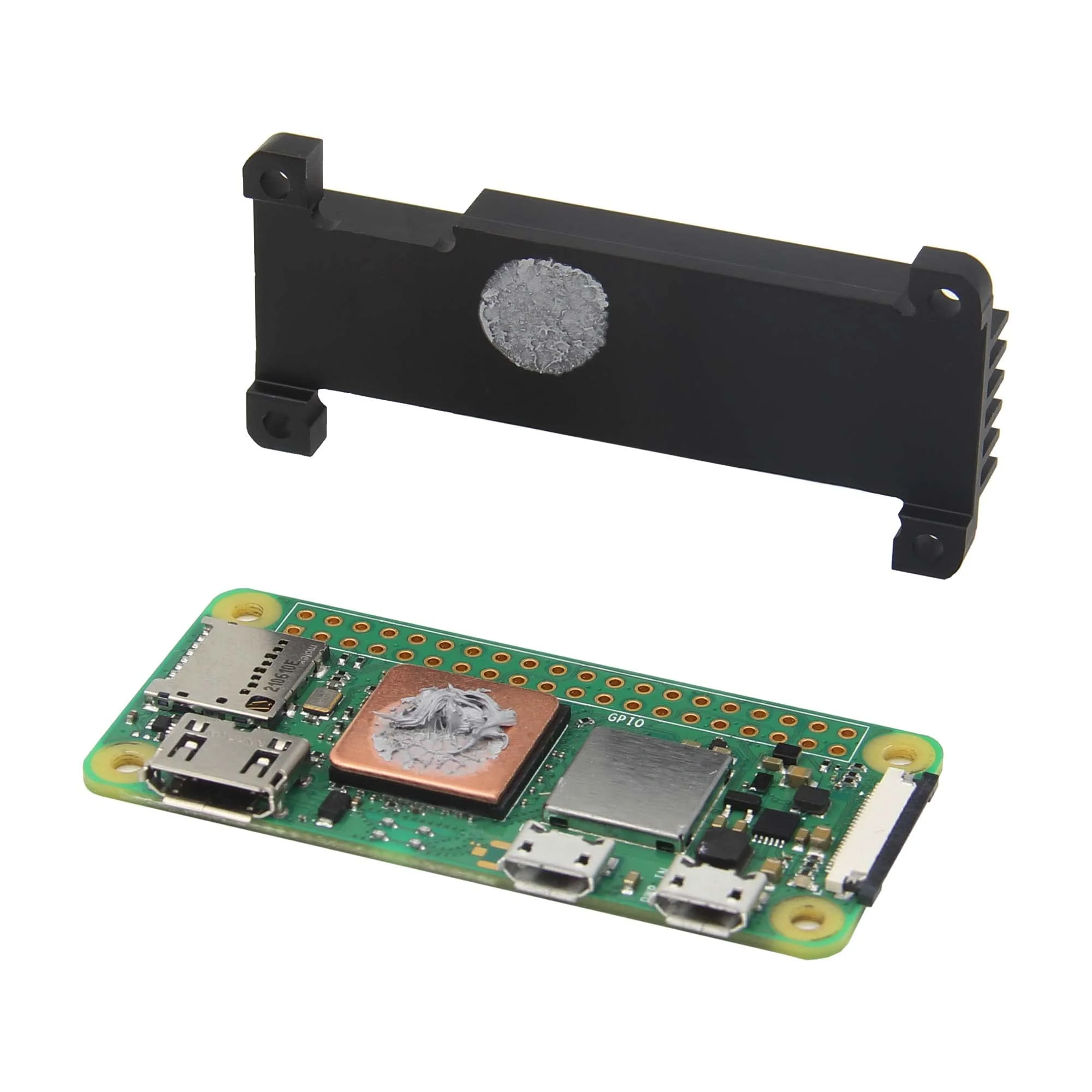 Geekworm Raspberry Pi Zero 2 W Heatsink C296, 10mm Aluminumn Alloy Heatsink Radiator Compatible with Raspberry Pi Zero 2W / Pi Zero W/Pi Zero - Image 9