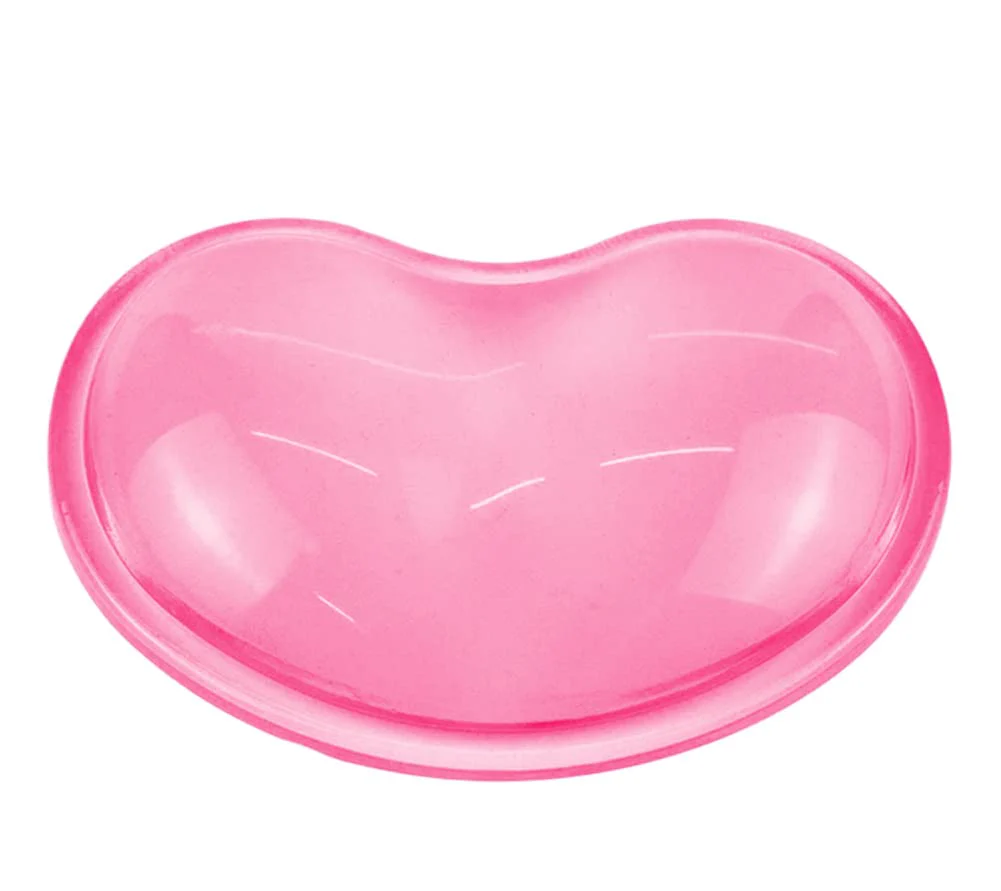 Gel Keyboard & Mouse Wrist Rest Set - Keyboard Wrist Rest Pad & Mouse Support for Office Gaming Pad Computer Laptop Ergonomic Comfortable Pain Relief- Pad Set (Mouse Support Only) Mouse Pad Single - Pink