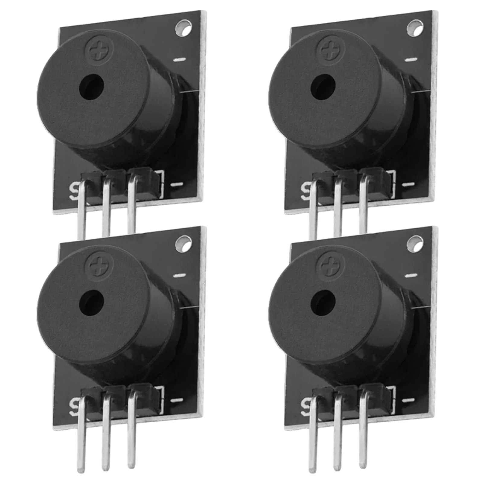 GERUI 4 x KY-006 Passive Piezo Buzzer Alarm Module Compatible with Arduino and Raspberry Pi