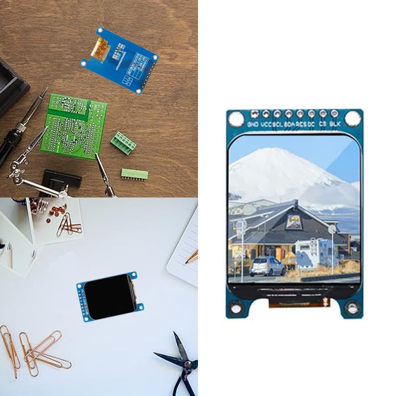GERUI Pack of 2 1.69 Inch Colour TFT Display Screen High-Definition IPS LCD Module 240 x 280 SPI Interface ST7789 Driver - Image 6