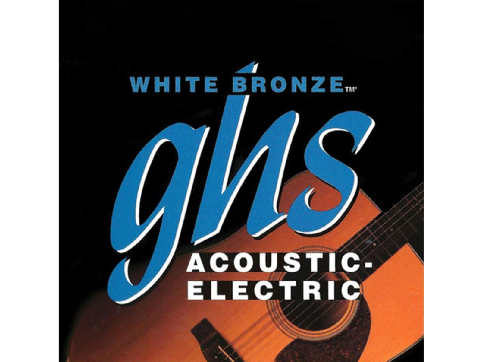 GHS WB12L Light White Bronze 12 String Acoustic Guitar Strings