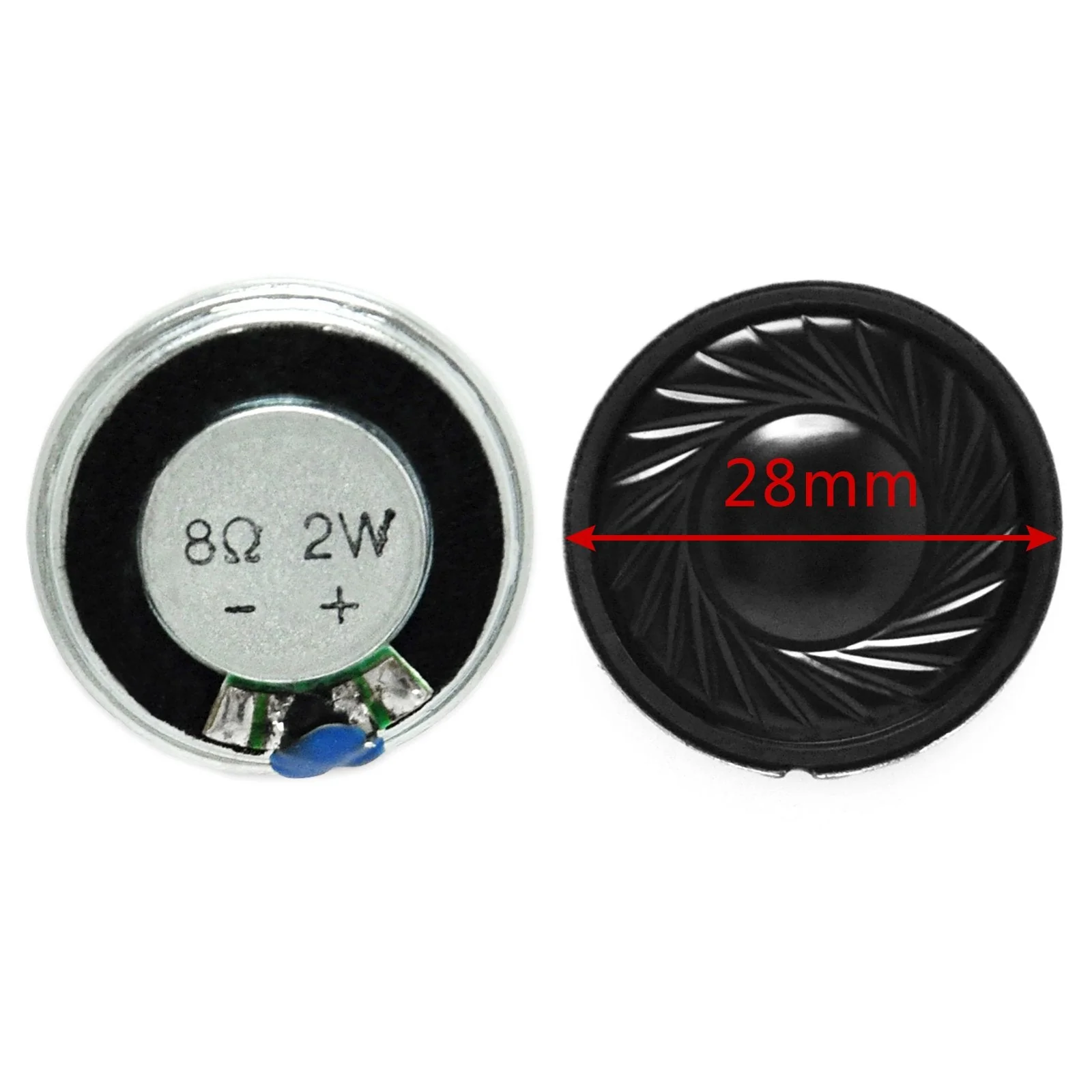 Gikfun Round Micro Speaker Diameter 28mm 8Ohm 8R 2W for Arduino (Pack of 2pcs) AE1054 - Image 6