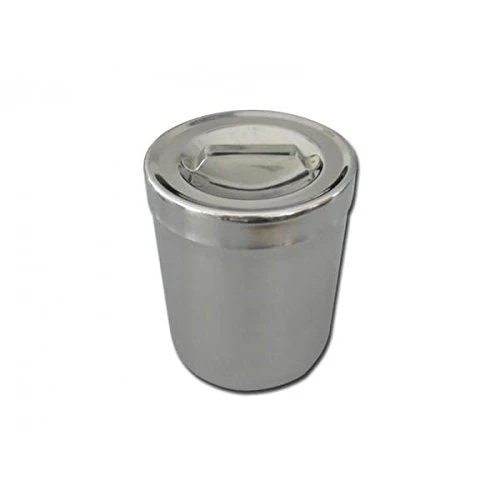 GIMA 131 Stainless Steel Glass with Lid 1 Litre 103mm x 128mm - Image 2