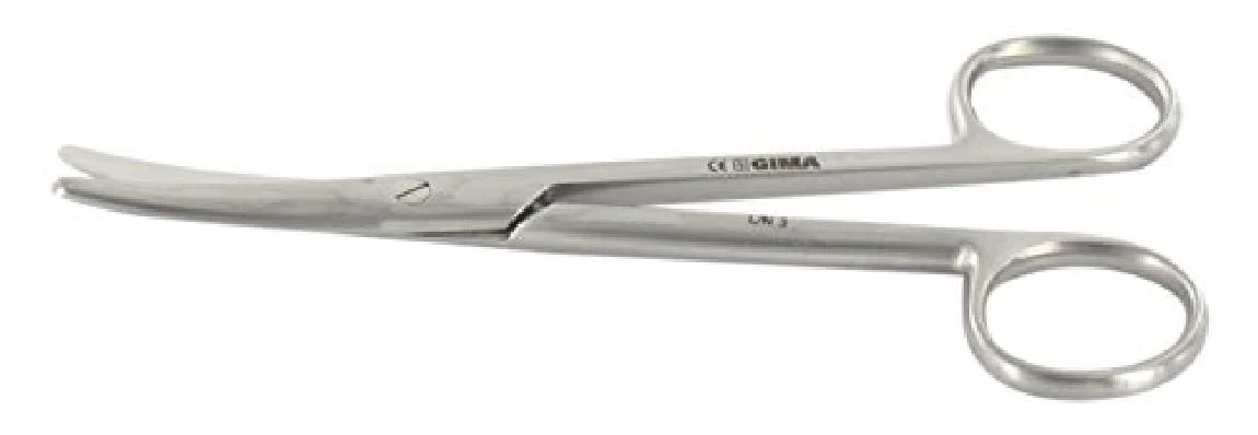 GIMA 26851 Mayo Silent Scissors Curved 20 cm