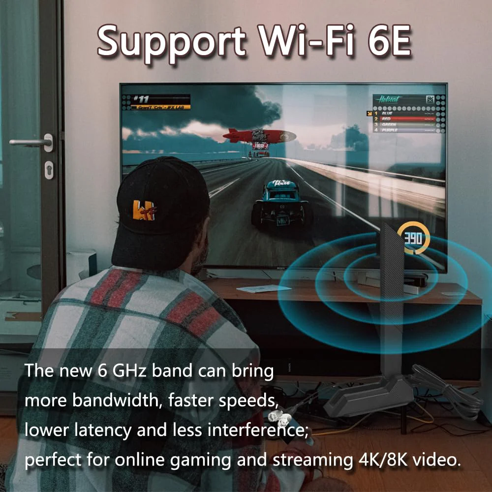 GinTai WiFi 6E Antenna for ASUS ROG Strix X570-E X570-PRO Gaming Z690-PLUS B550-A B450-F B650-A B650E-F Z690-F Z790-F Z790-A Z690-A Z790-E Z790-I Z690-E Gaming/ROG Strix B550-F Gaming/Prime B550-PLUS - Image 4