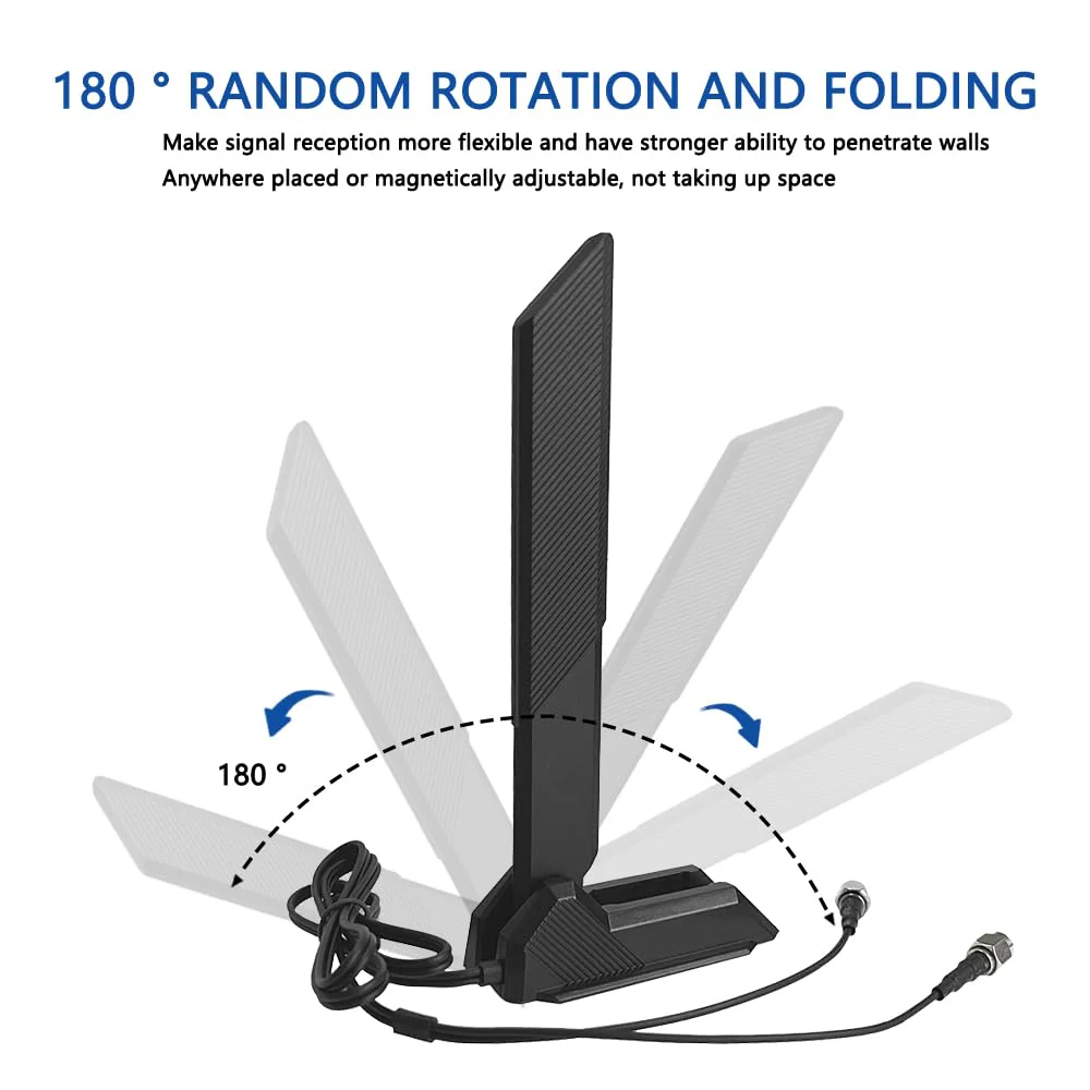 GinTai WiFi 6E Antenna for ASUS ROG Strix X570-E X570-PRO Gaming Z690-PLUS B550-A B450-F B650-A B650E-F Z690-F Z790-F Z790-A Z690-A Z790-E Z790-I Z690-E Gaming/ROG Strix B550-F Gaming/Prime B550-PLUS - Image 7
