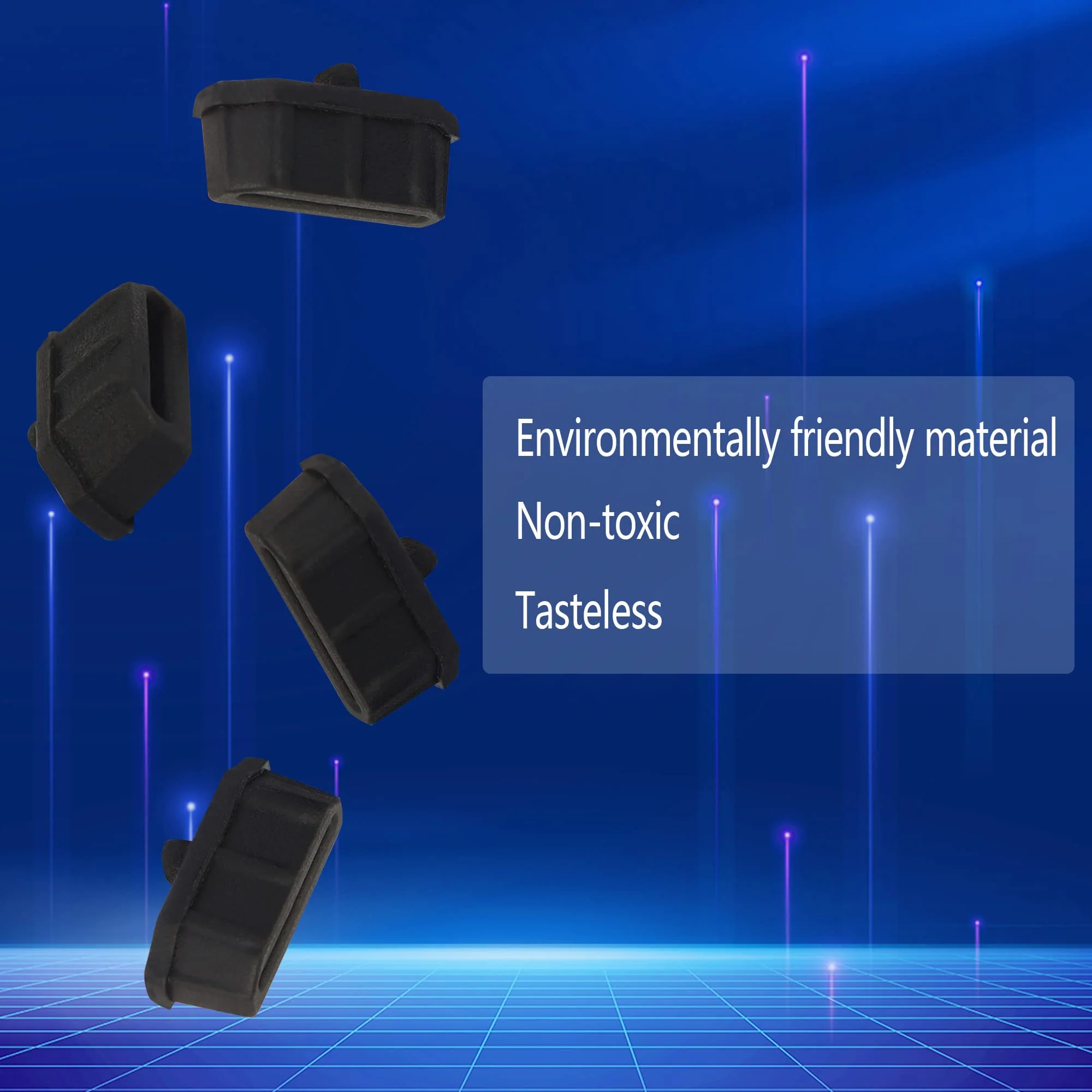 GINTOOYUN 50pcs HDMI Anti Dust Cap Cover Plugs HDMI Female Dustproof Plug Soft Silicone Protector for TV,Computers,etc. - Image 7